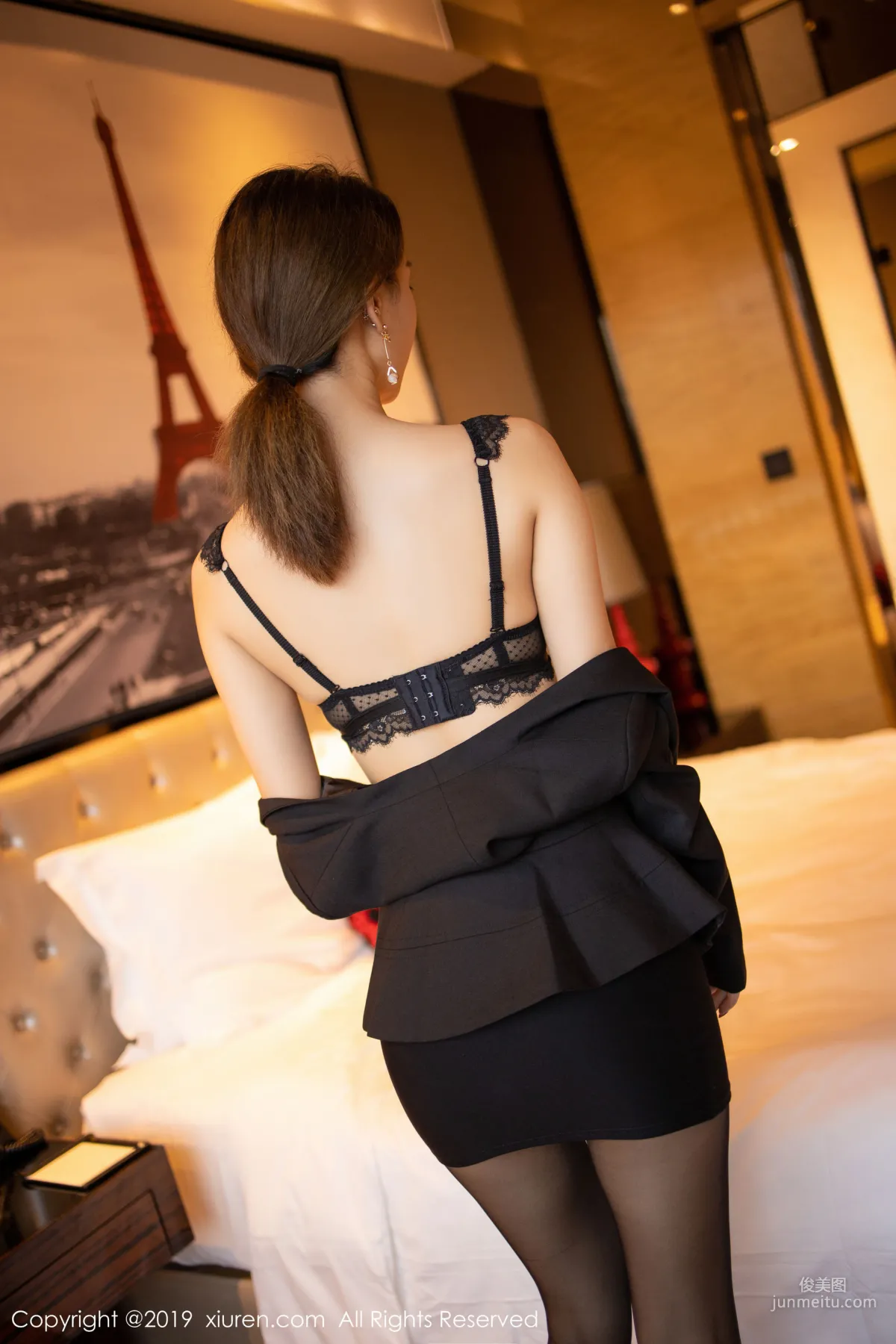 BABY Qi Glasses OL Black Stockings Secretary [XiuRen] No.1706 Photo Set photo 33