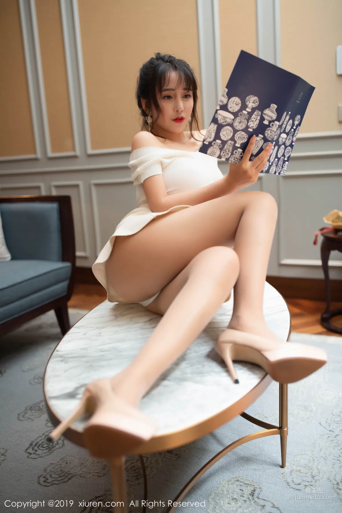 Tao Xile_lele, White Lingerie and Curvy Body [XiuRen] No.1753 Photo Set photo 24