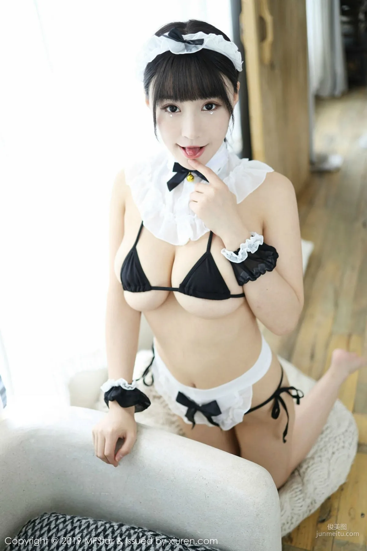 Flower Zhu Ke'er "Sexy Maid Series" [MyGirl] Vol.408 Photo Set photo 21