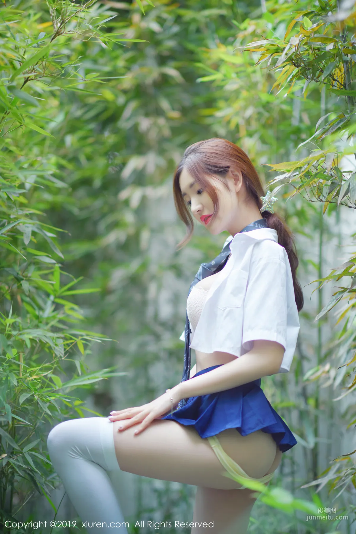 Shen Mengyao, Outdoor Bamboo Forest Shoot [XiuRen] No.1733 Photo Set photo 56
