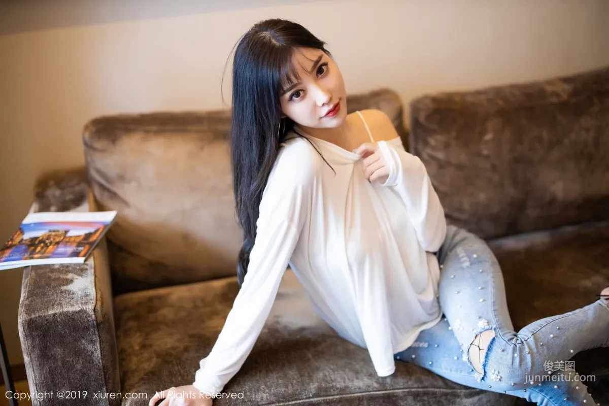 Yang Chenchen sugar "Net Stockings, Beautiful Legs, Curves Temptation" [XiuRen] No.1746 Photo Set photo 29