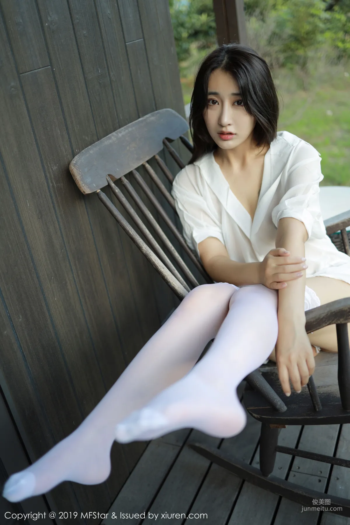 Betty Lin Zixin, Premium White Shirt Lady [MFStar] Vol.219 Photo Set photo 48