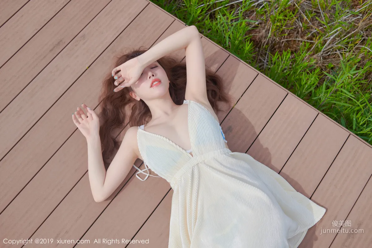 Huang Leran Graceful Posture in Lace Lingerie [XiuRen] No.1684 Photo Set photo 9