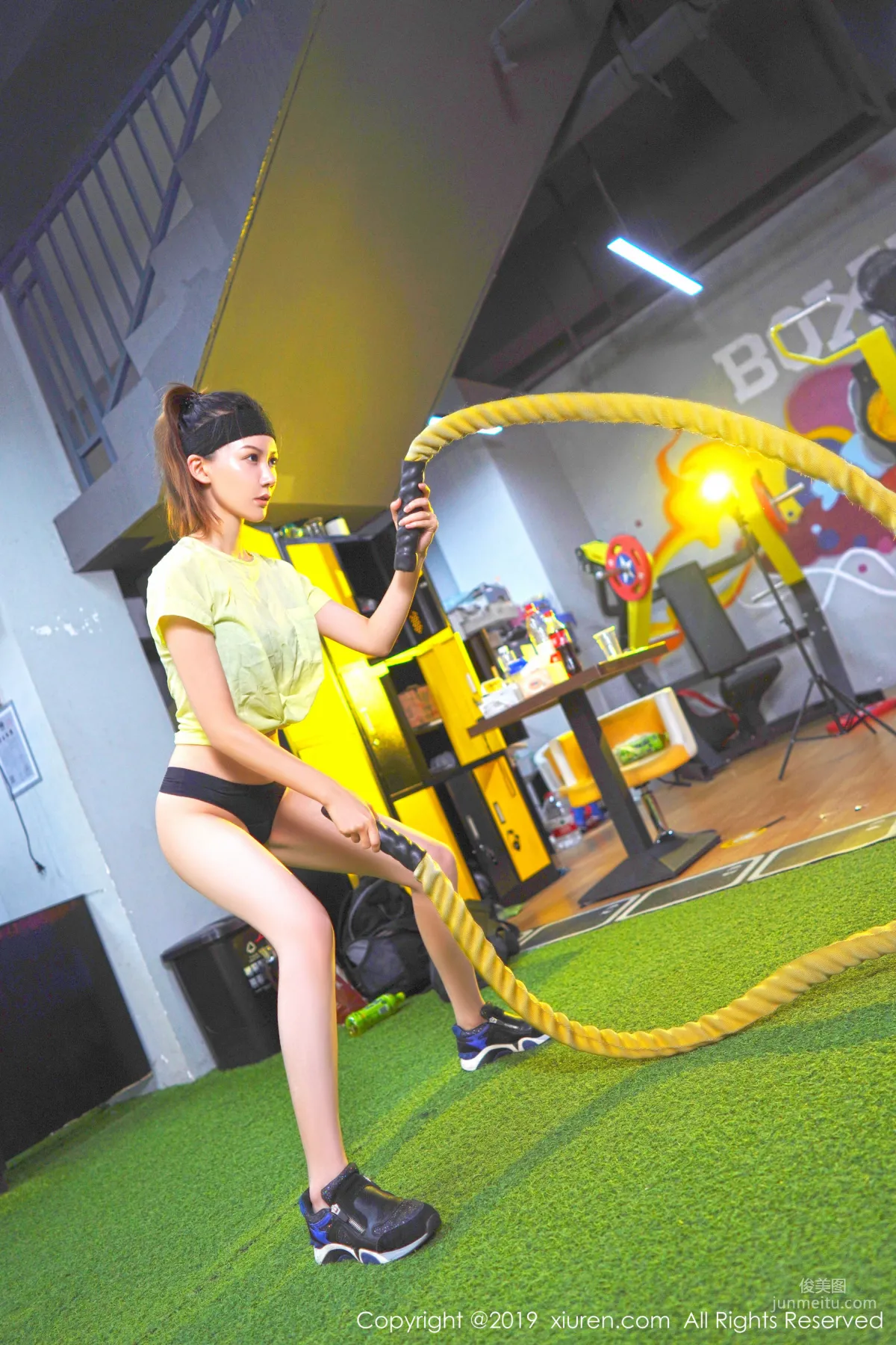 Ai Lier《Indoor Gym Series》 [XiuRen] No.1732 Photo Set photo 41