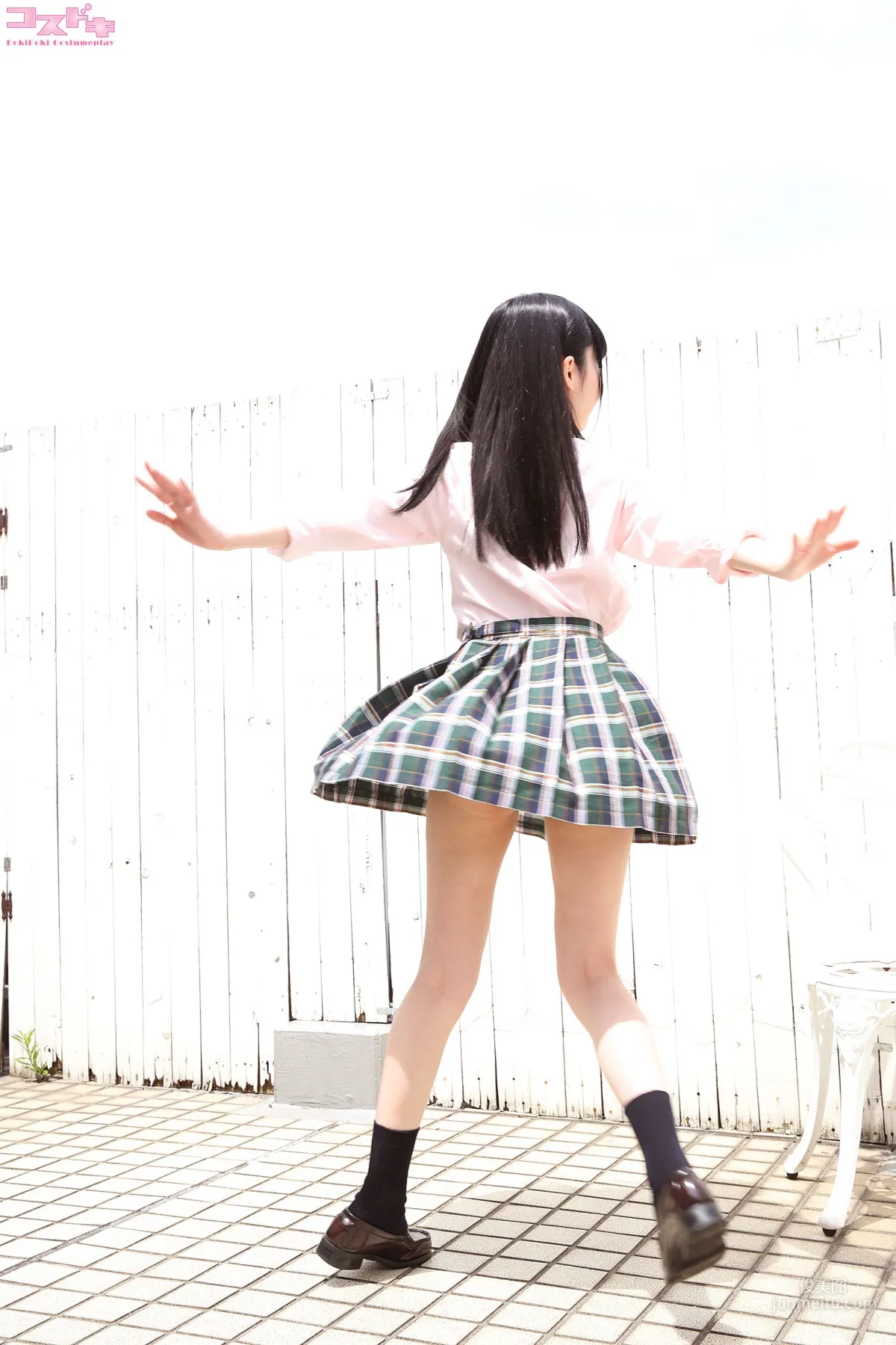 [Cosdoki] Tae Kurumi 胡桃たえ kurumitae_pic_seifuku1+2 寫真集 16