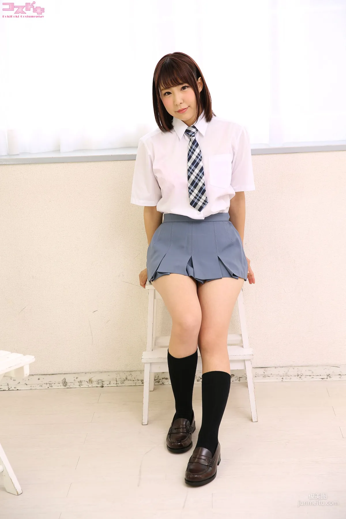 [Cosdoki] 森春流/森はるら moriharura_pic_seifuku1 写真集1