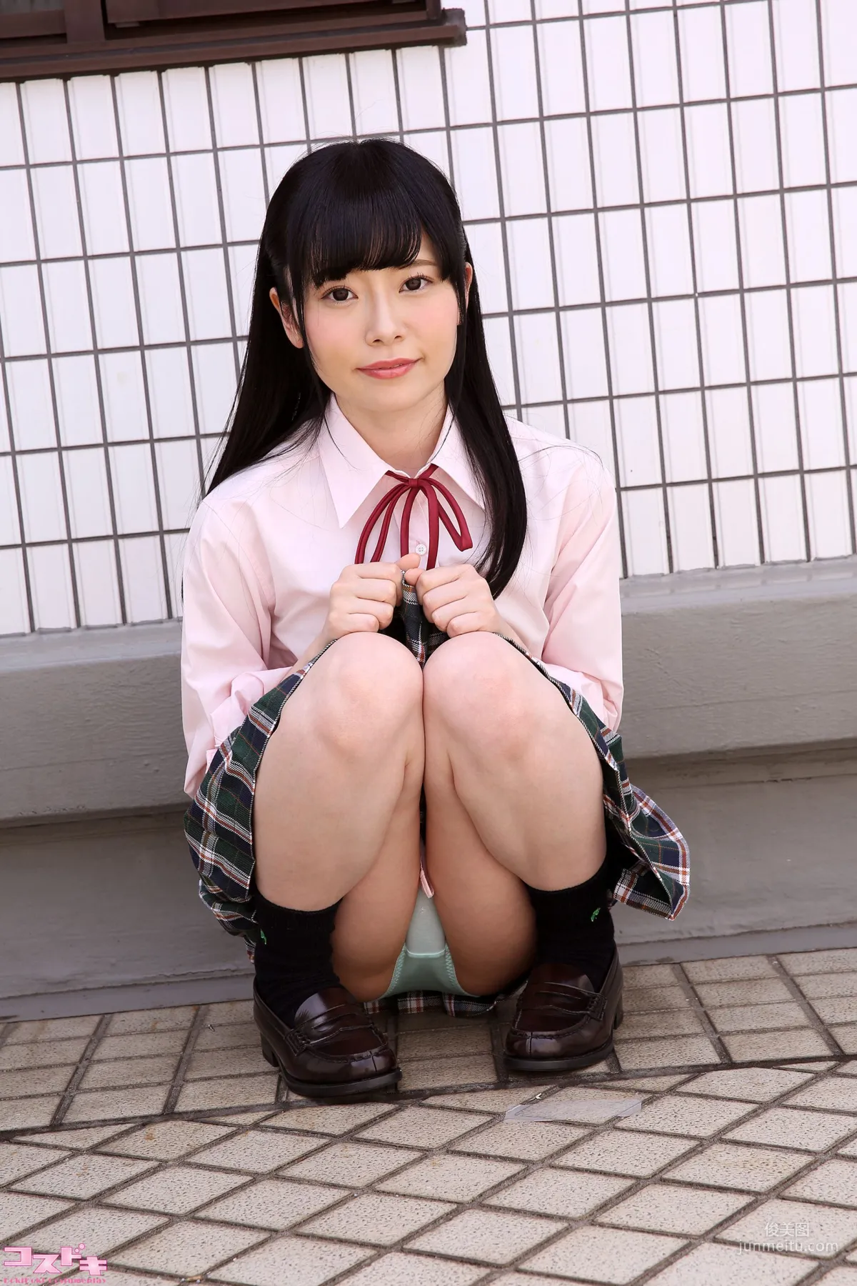 [Cosdoki] Tae Kurumi 胡桃たえ kurumitae_pic_seifuku1+2 寫真集 36