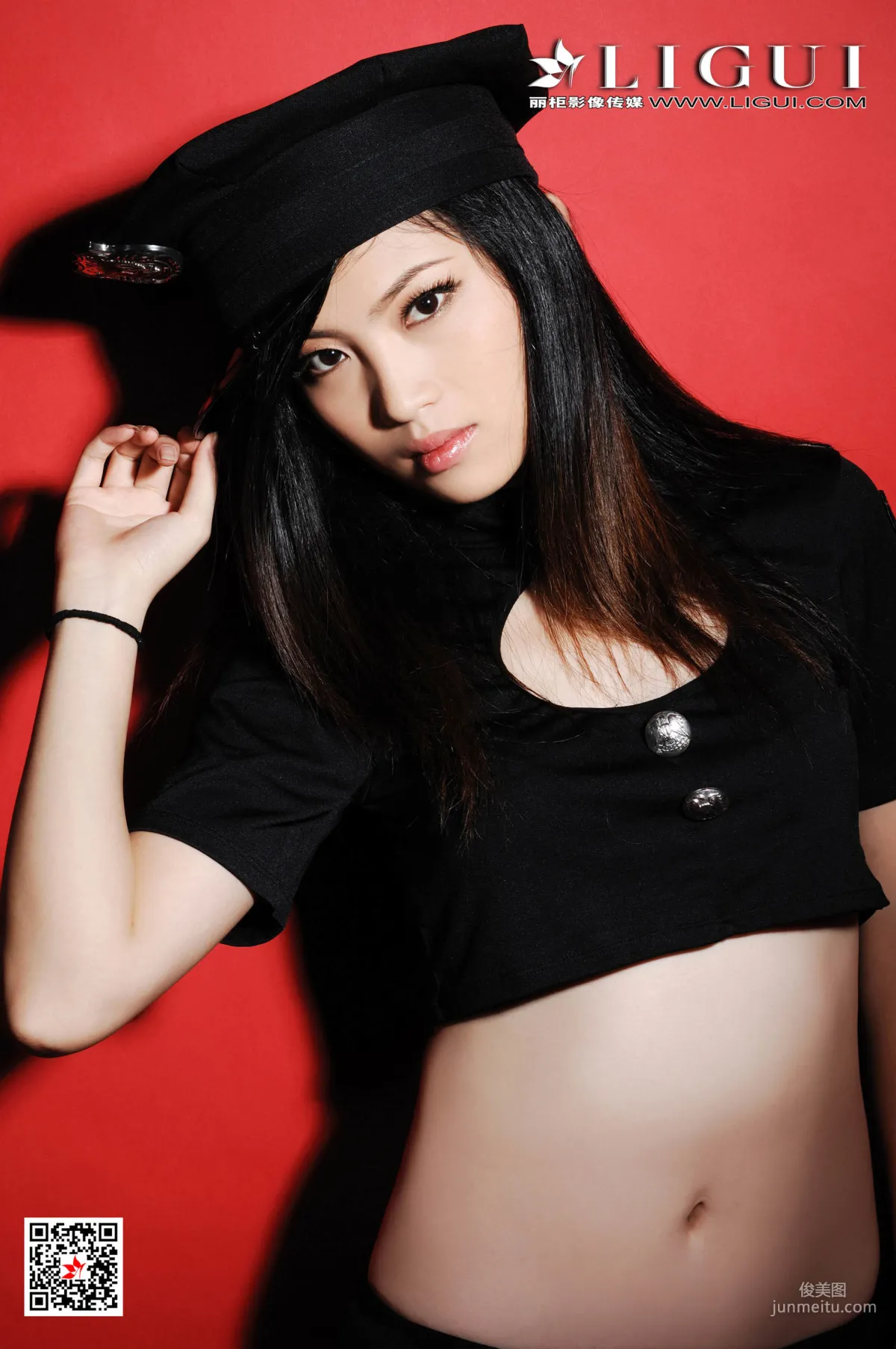 Model 左左《黑丝女警皮鞭》 [丽柜Ligui] 写真集5