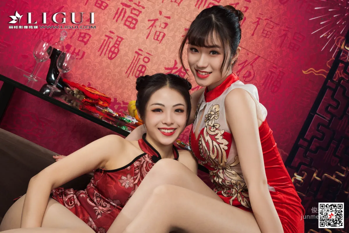Pan Pan & An Na, Qipao Sisters Celebrate the New Year [Ligui] Photo Set photo 79