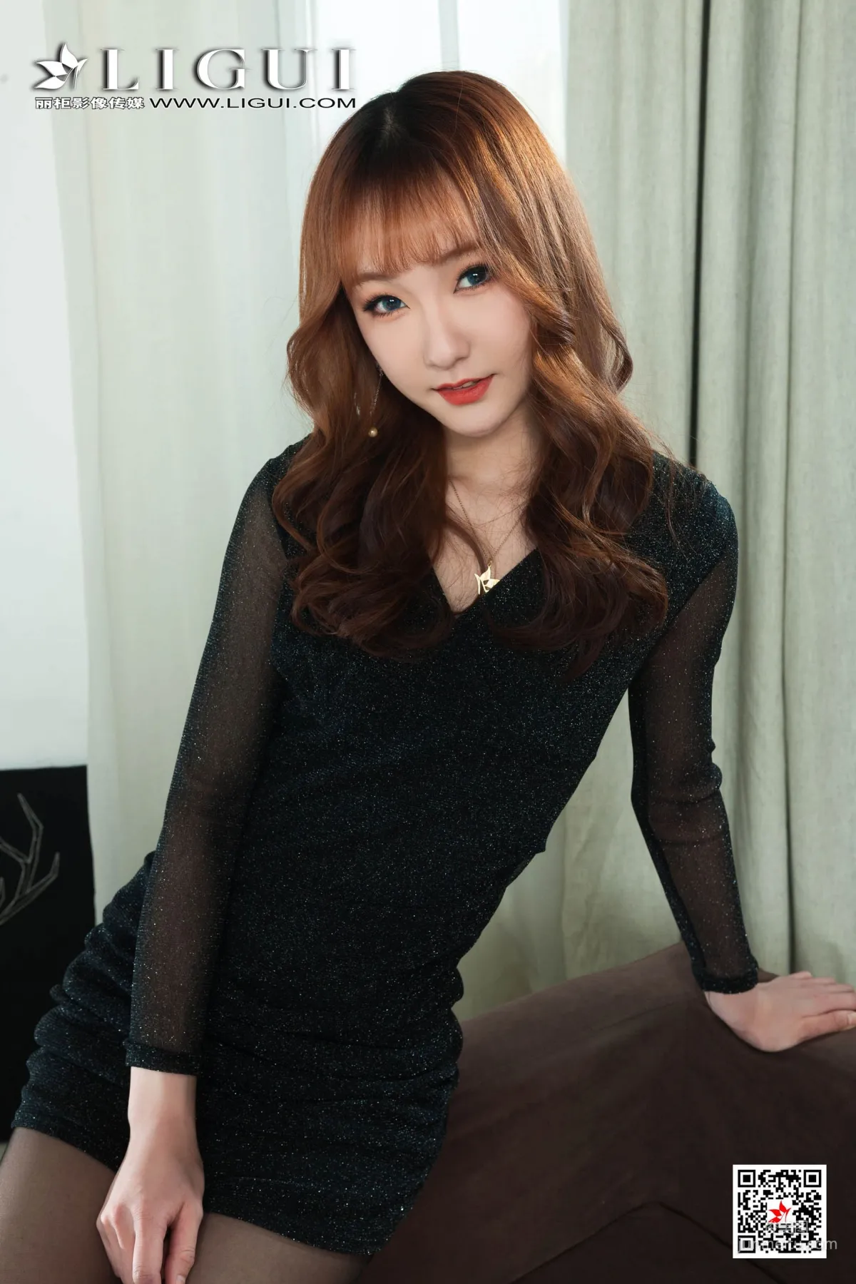 Model 蕊蕊《黑丝袜美腿玉足》 [丽柜Ligui] 写真集20