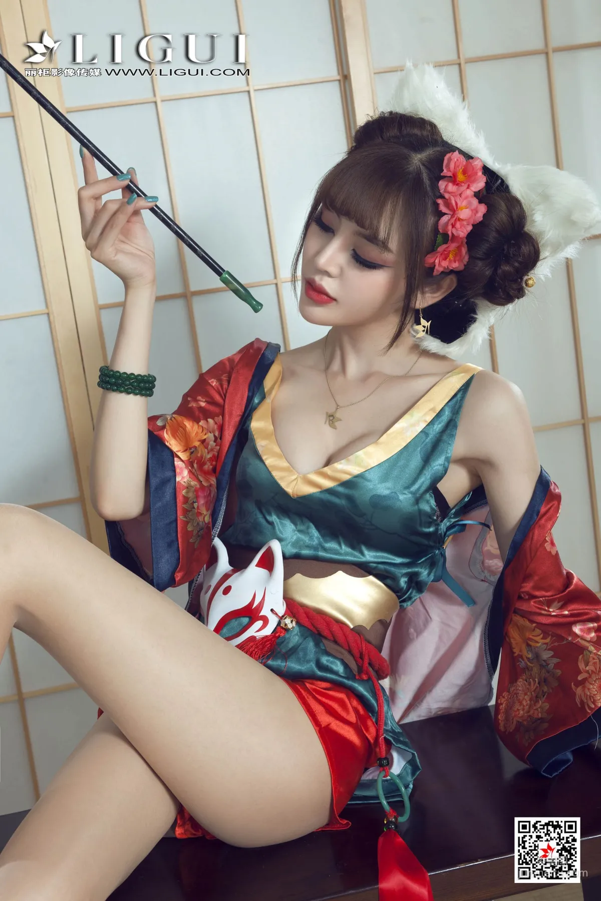 Model 凉儿《古典玉足》 [丽柜Ligui] 写真集22