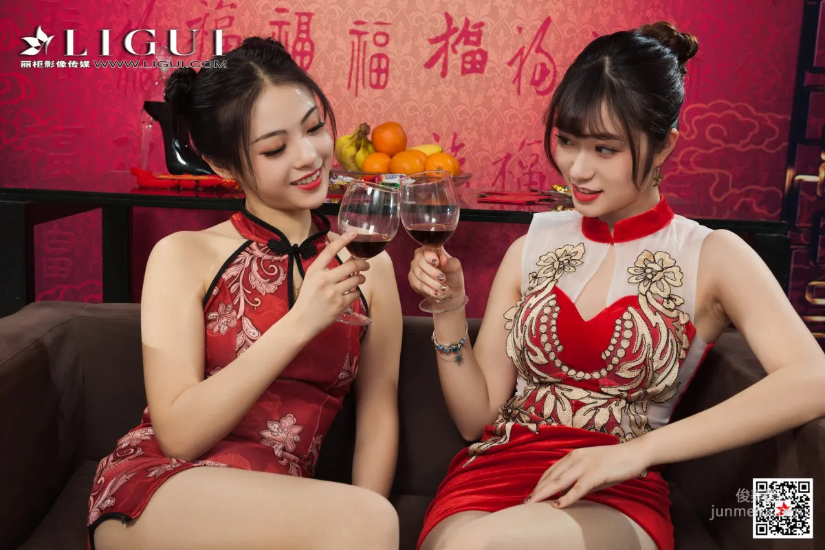 Pan Pan & An Na, Qipao Sisters Celebrate the New Year [Ligui] Photo Set photo 78