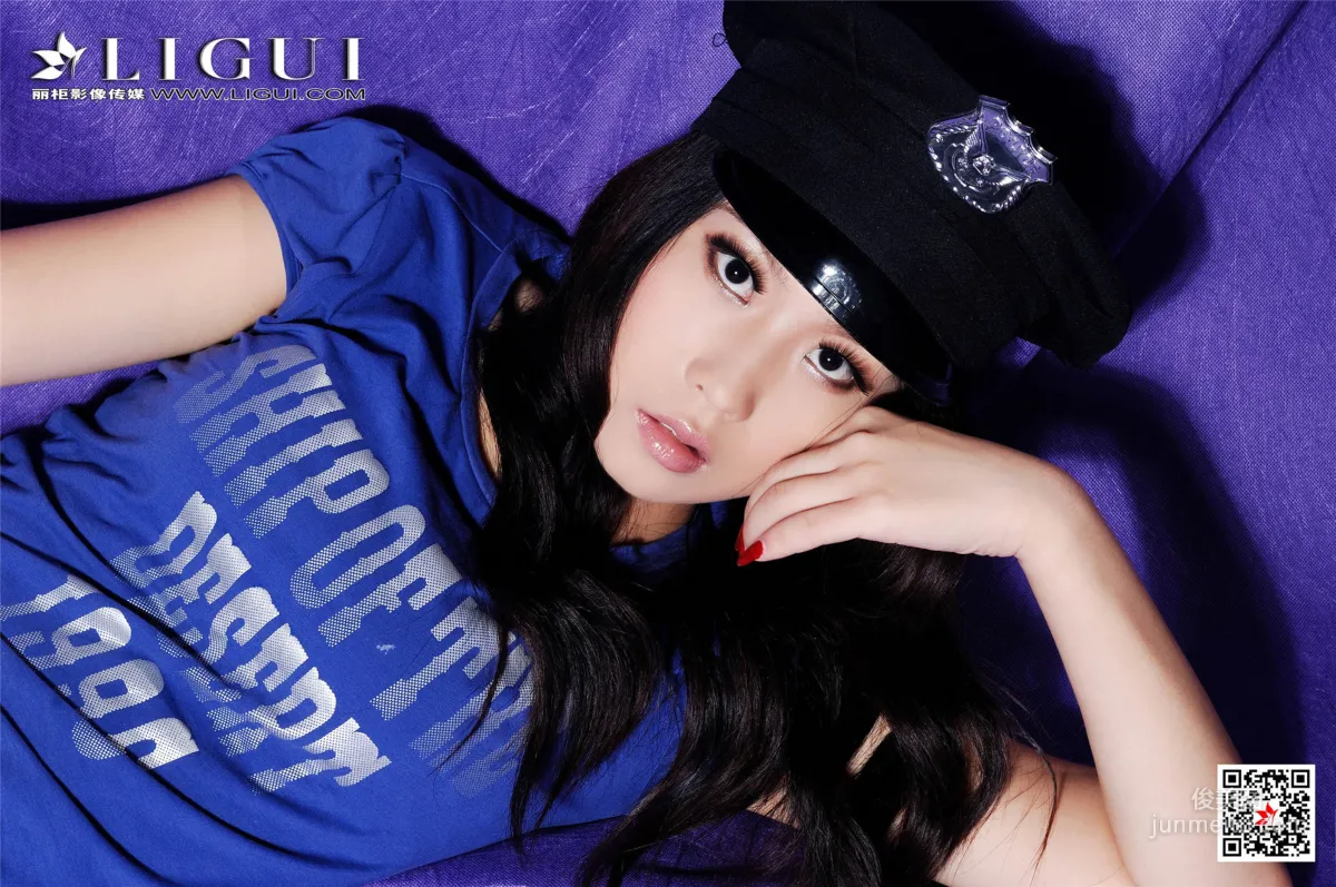 Model 幽幽《黑丝女兵》 [丽柜Ligui] 写真集34