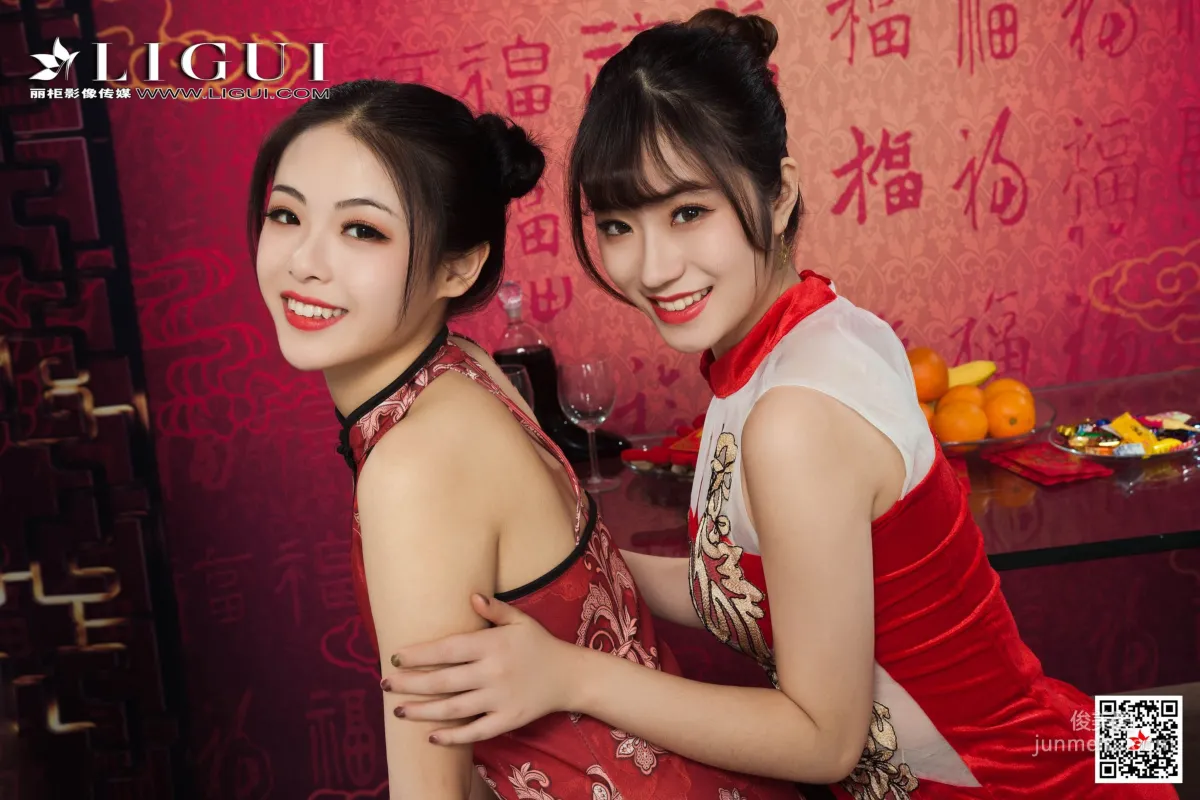 Pan Pan & An Na, Qipao Sisters Celebrate the New Year [Ligui] Photo Set photo 73
