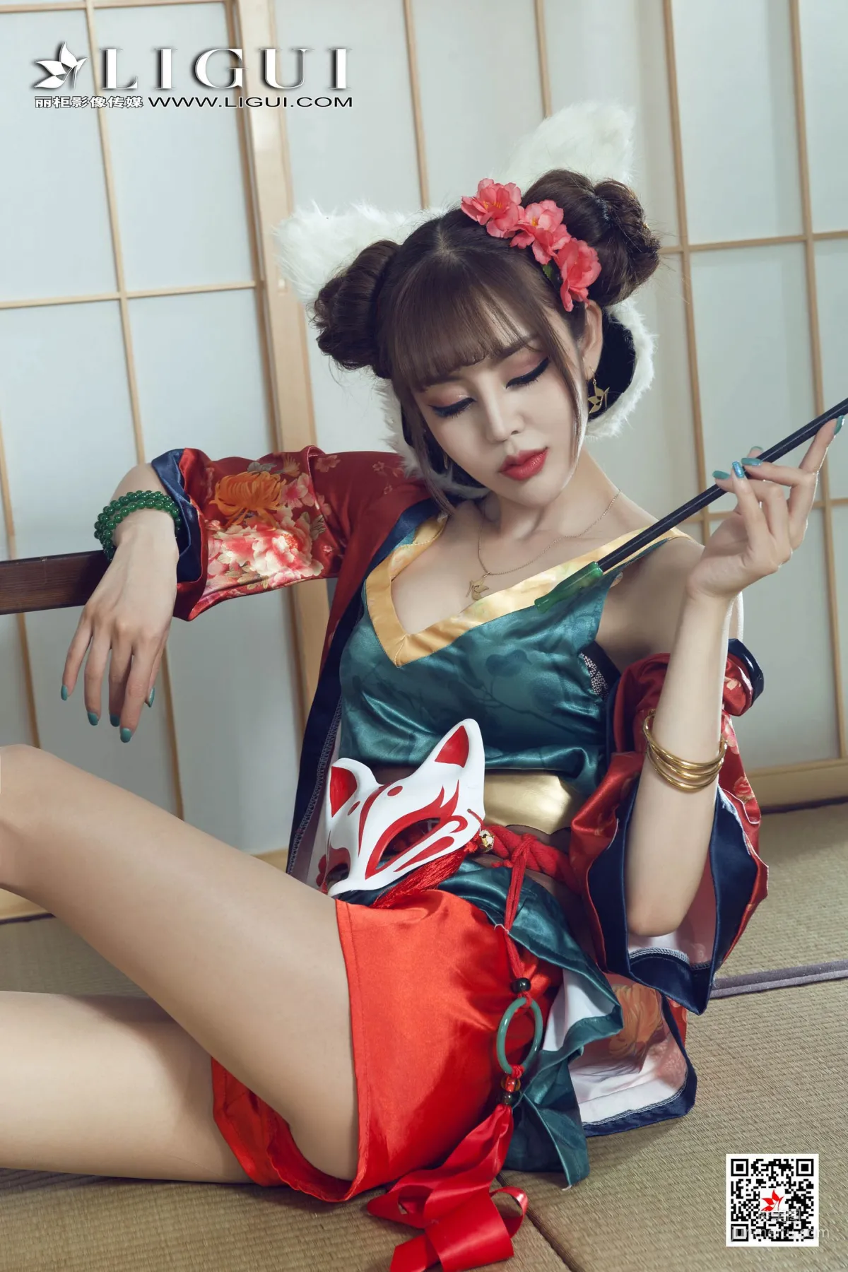 Model 凉儿《古典玉足》 [丽柜Ligui] 写真集7