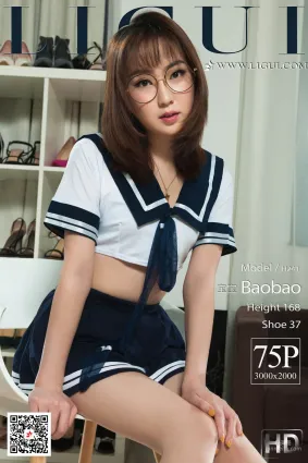 Model 寶寶《水手服眼鏡妹》 [麗櫃Ligui] 網絡麗人 寫真集