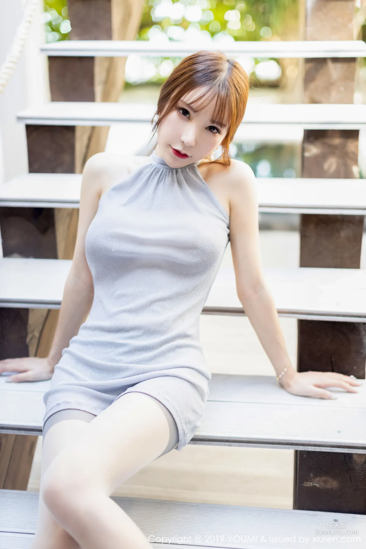 Zhou Yuxi Sandy 'The Seductive Charm of Sexy Garter Stockings' [YouMi] Vol.385 Photo Set photo 9