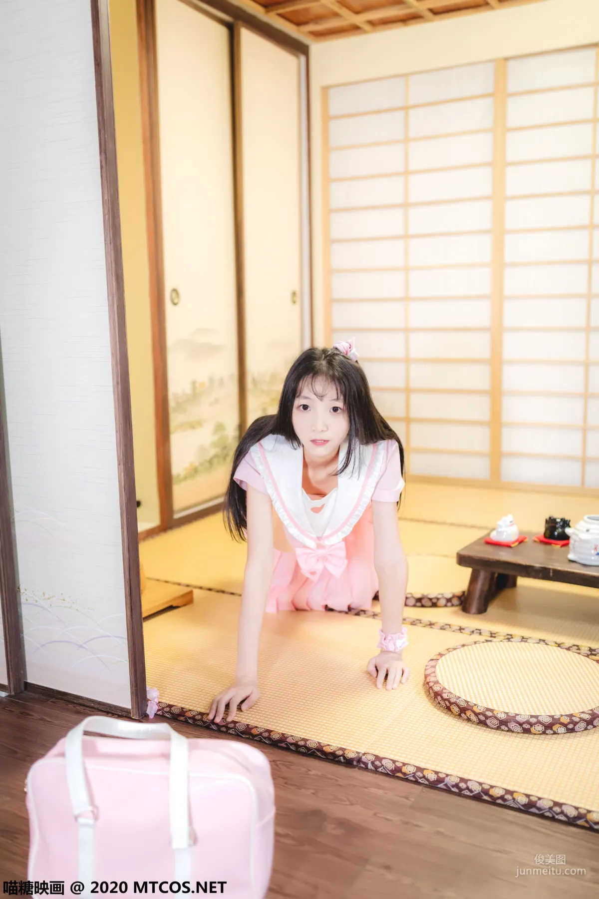 Japanese Style Pink JK [Miaotang Yinghua] VOL.087 Photo Set photo 26