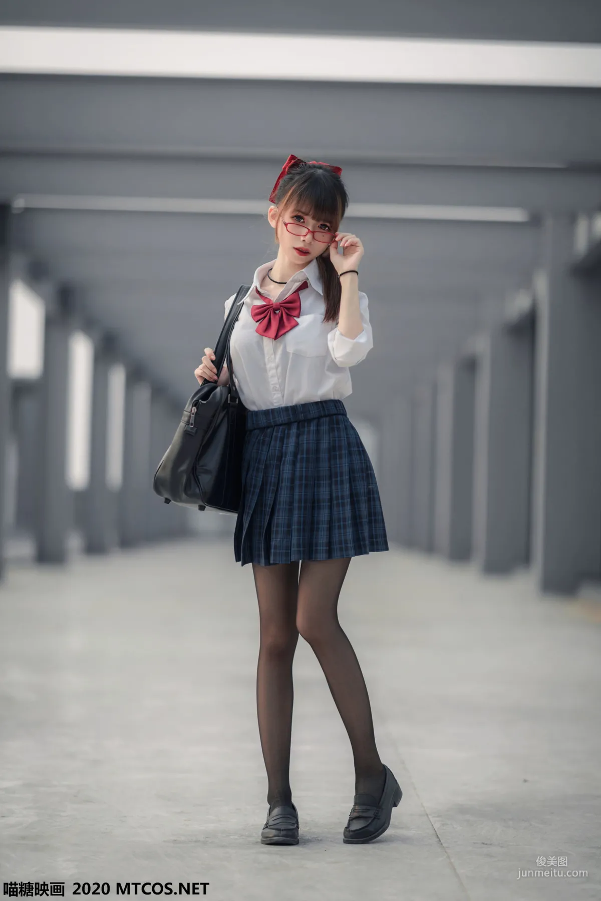 《JK制服少女》 [喵糖映画] VOL.098 写真集43