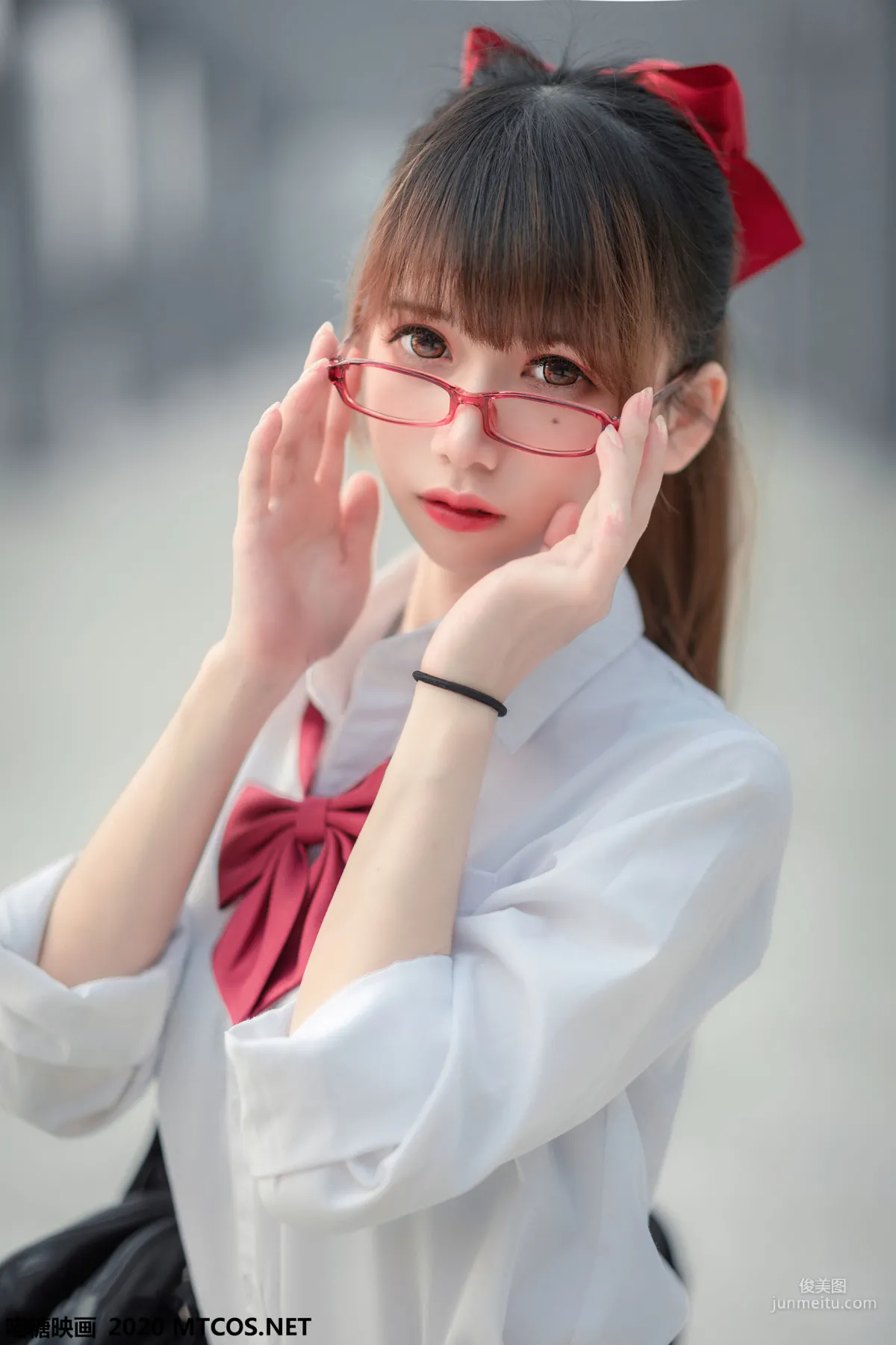 《JK制服少女》 [喵糖映画] VOL.098 写真集39