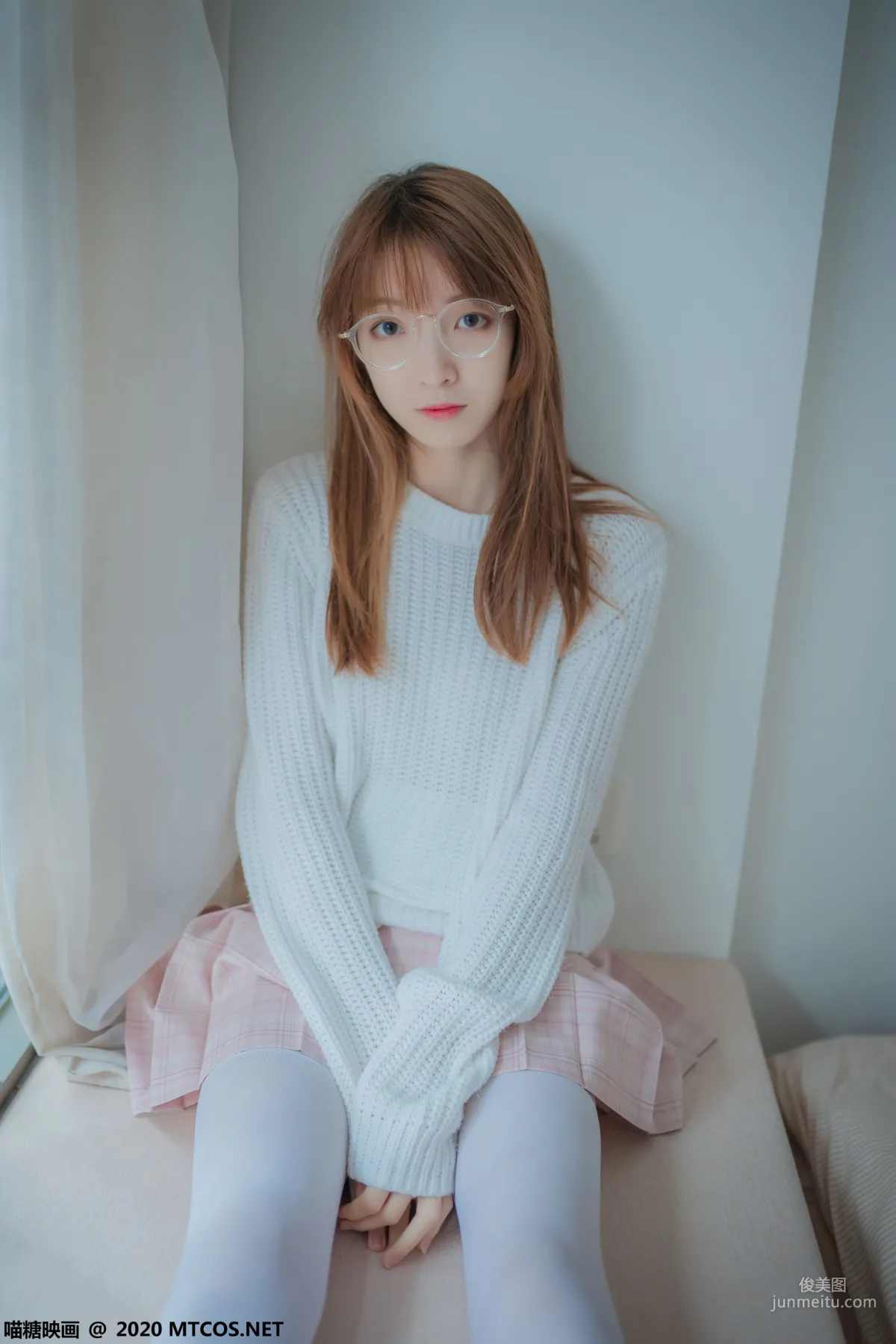 《粉格裙的眼睛娘》 [喵糖映画] VOL.077 写真集2