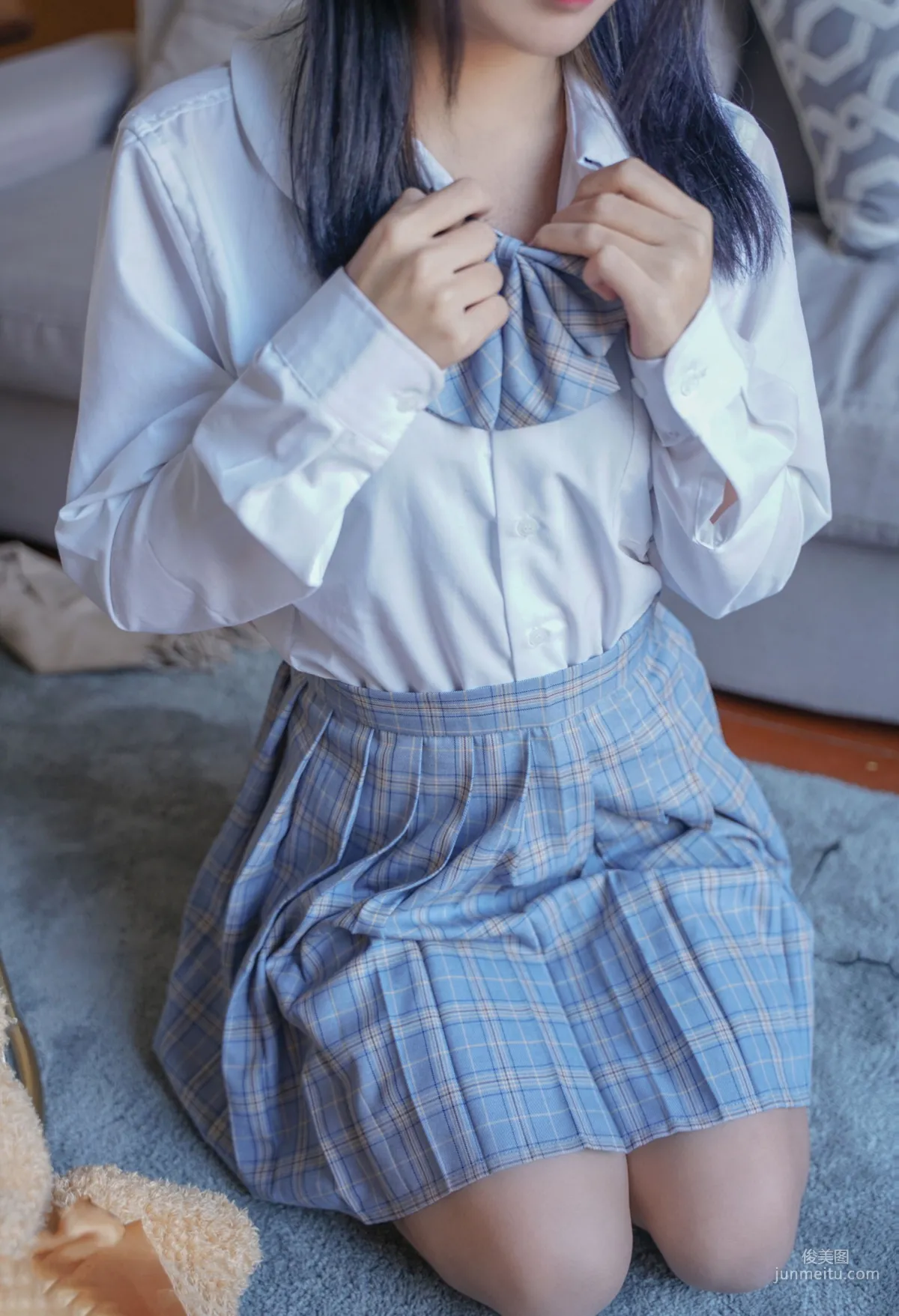 《裸腿制服裙》 [喵糖映画] VOL.047 写真集33