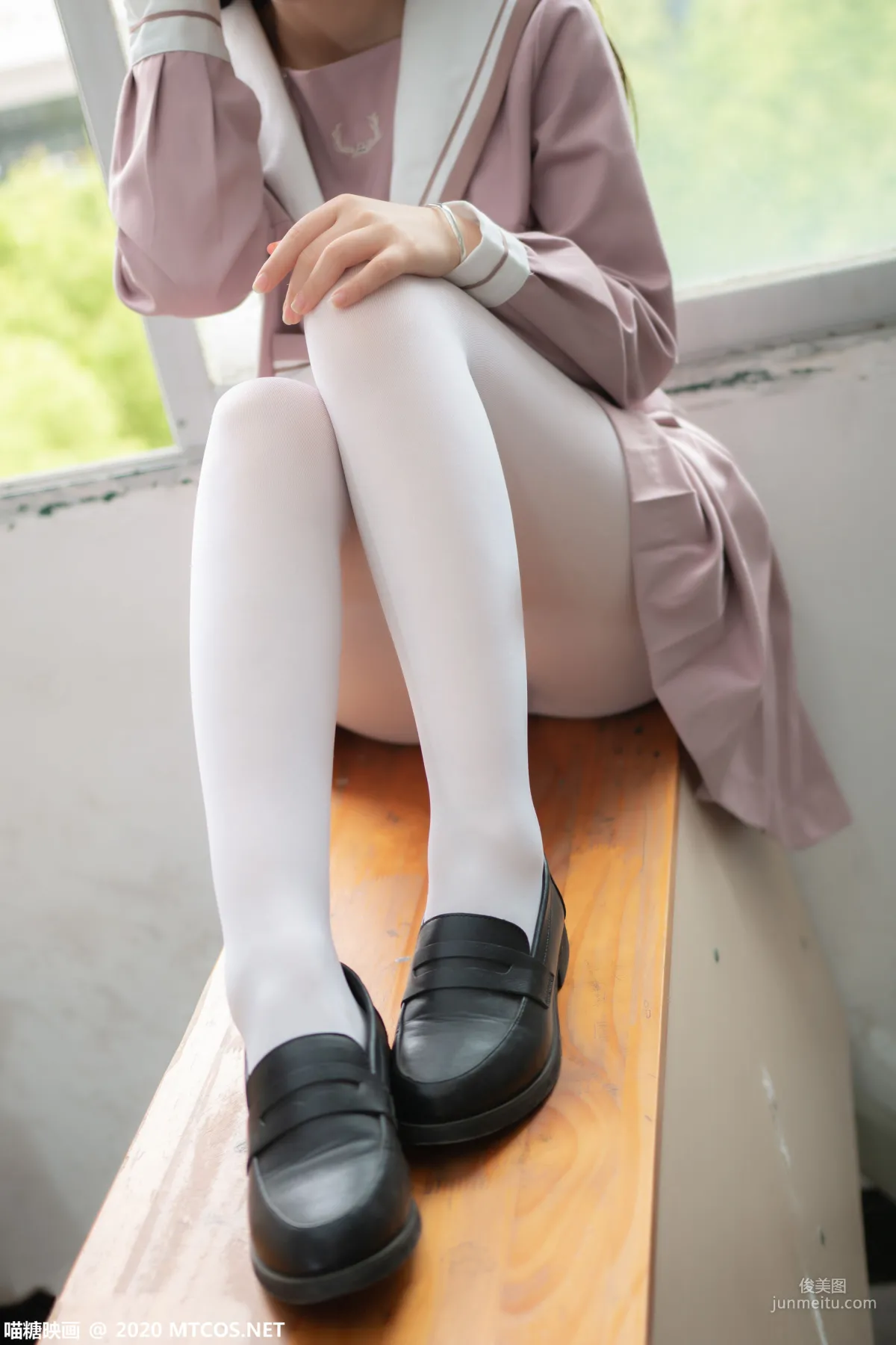《粉色JK小姐姐》 [喵糖映画] VOL.074 写真集15