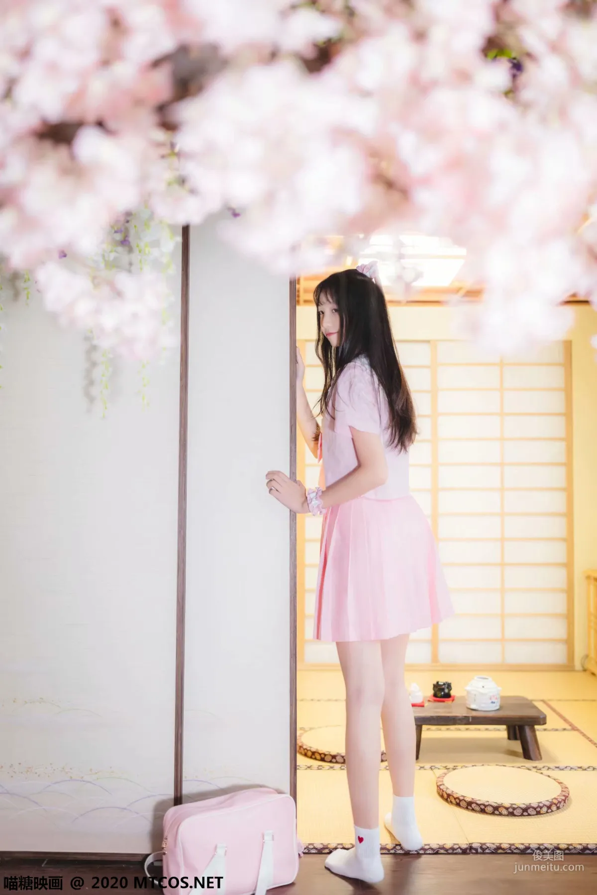 Japanese Style Pink JK [Miaotang Yinghua] VOL.087 Photo Set photo 28