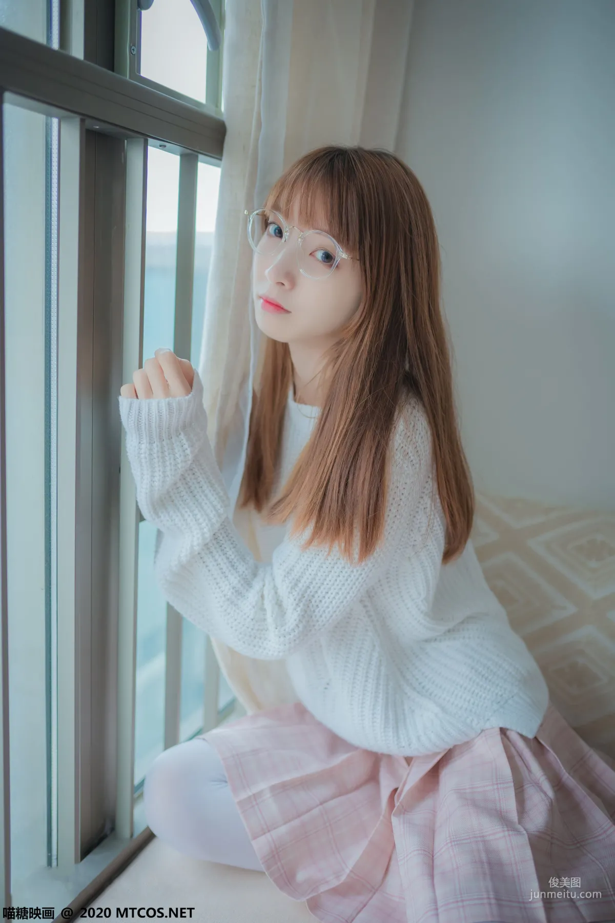《粉格裙的眼睛娘》 [喵糖映画] VOL.077 写真集6