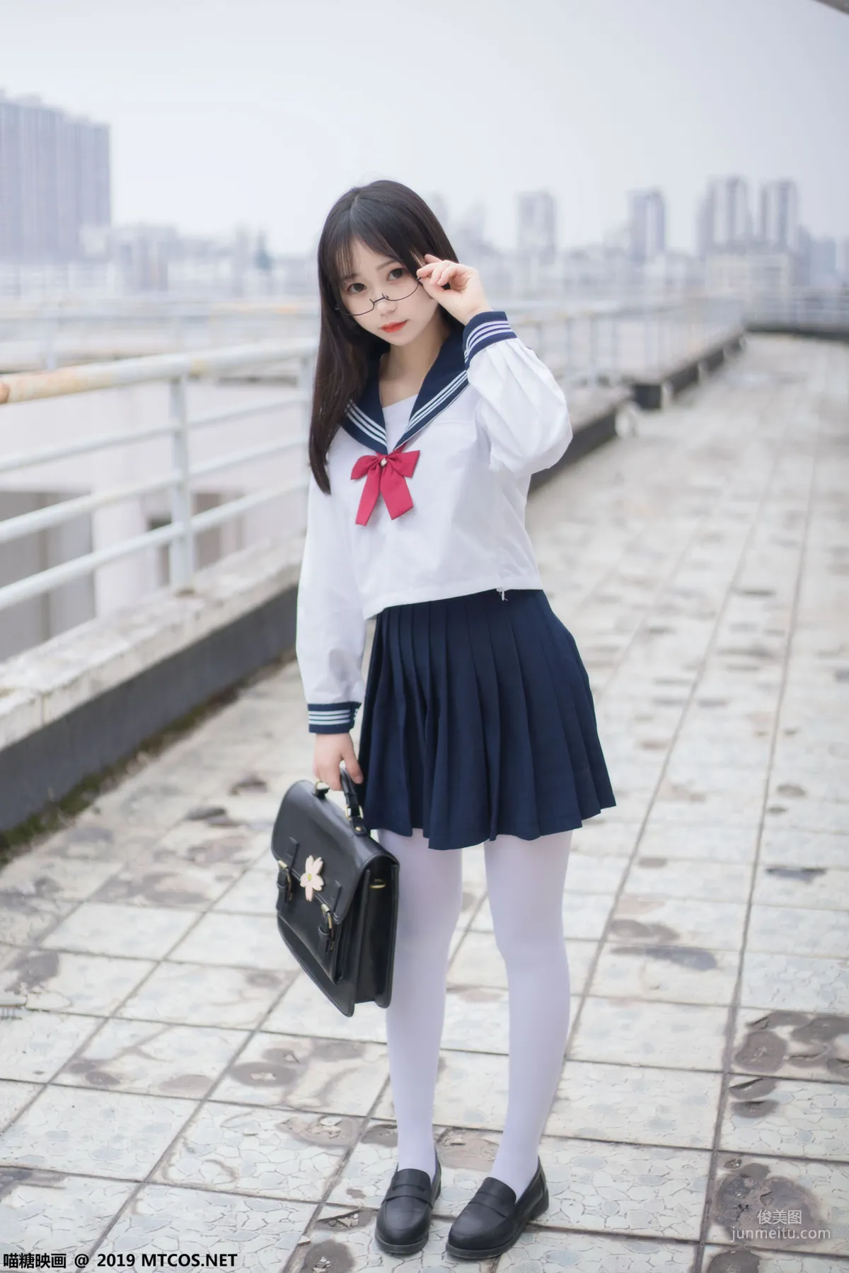 《喵喵的白丝水手服》 [喵糖映画] VOL.067 写真集5