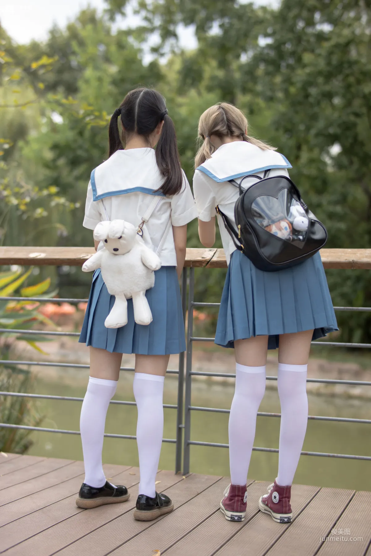 默陌&Aika《80D白絲過膝襪》 [森蘿财團] JKFUN-025 寫真集 53