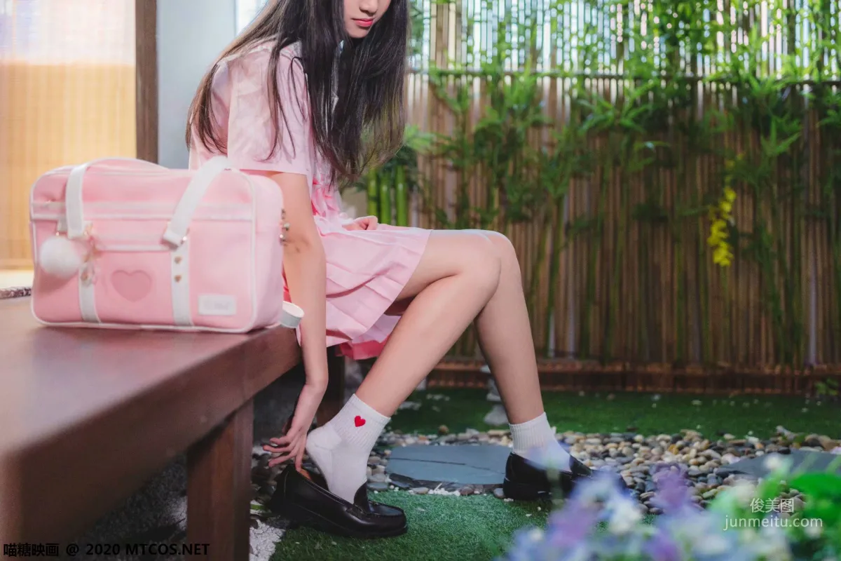 Japanese Style Pink JK [Miaotang Yinghua] VOL.087 Photo Set photo 6