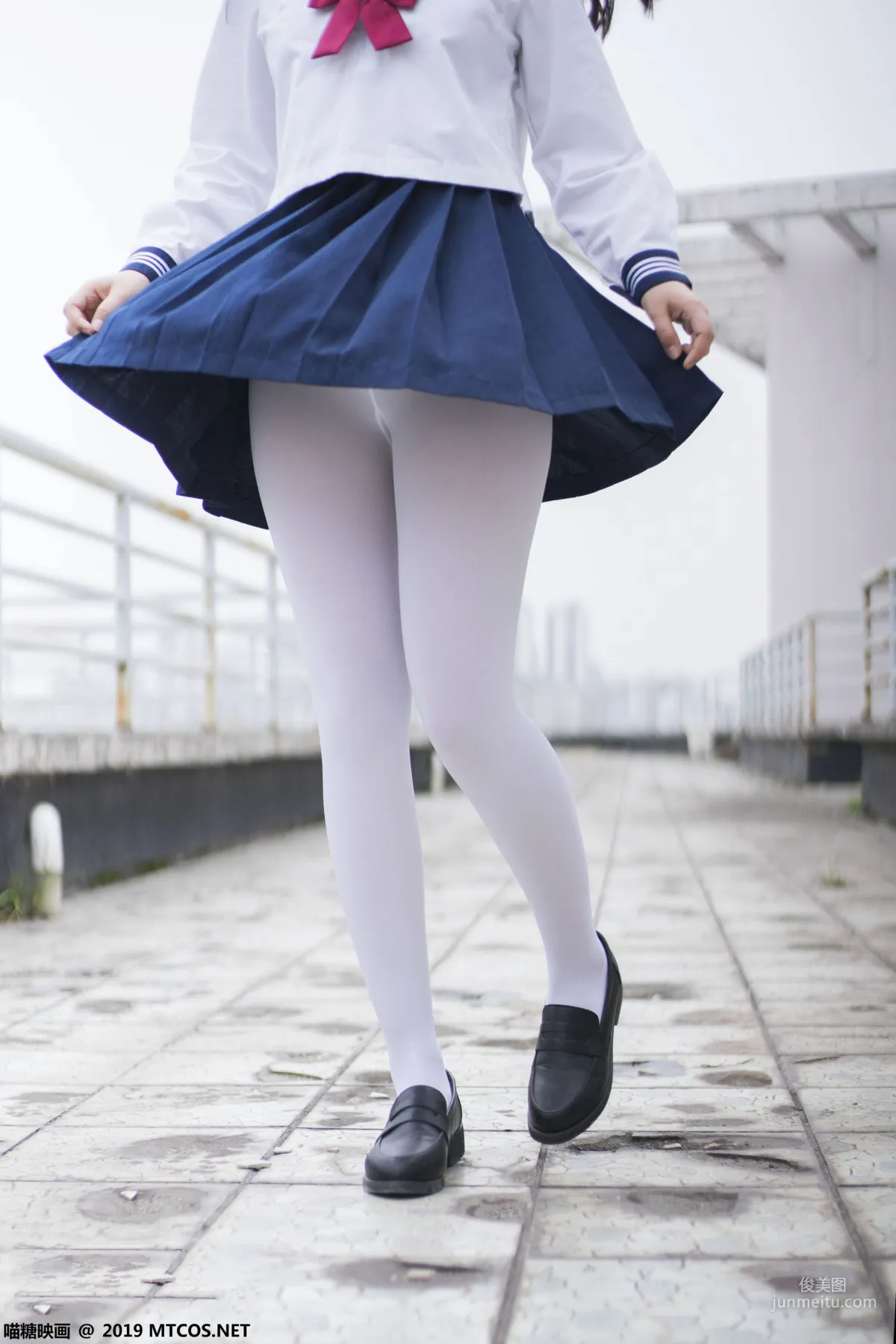 《喵喵的白丝水手服》 [喵糖映画] VOL.067 写真集37