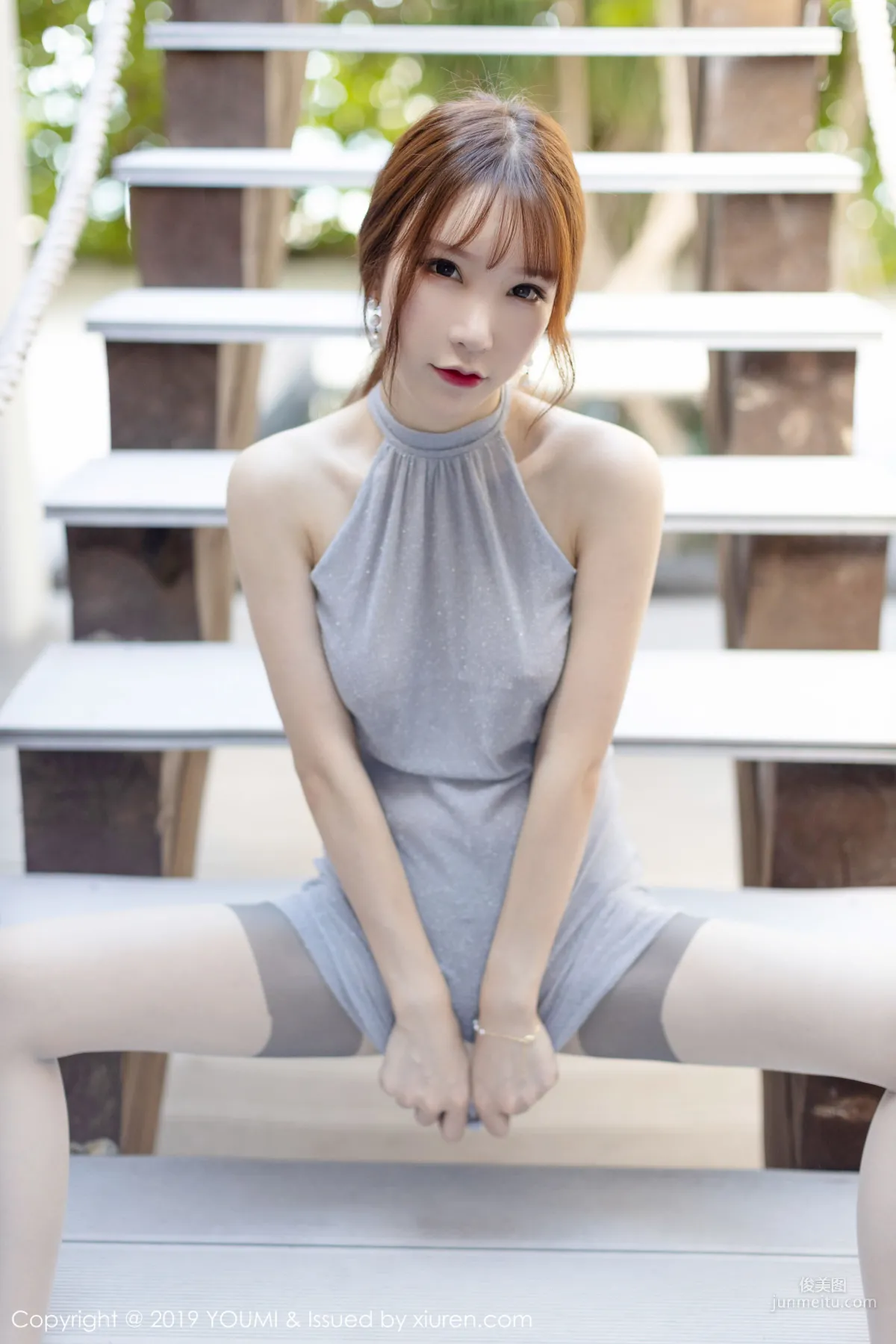Zhou Yuxi Sandy 'The Seductive Charm of Sexy Garter Stockings' [YouMi] Vol.385 Photo Set photo 16