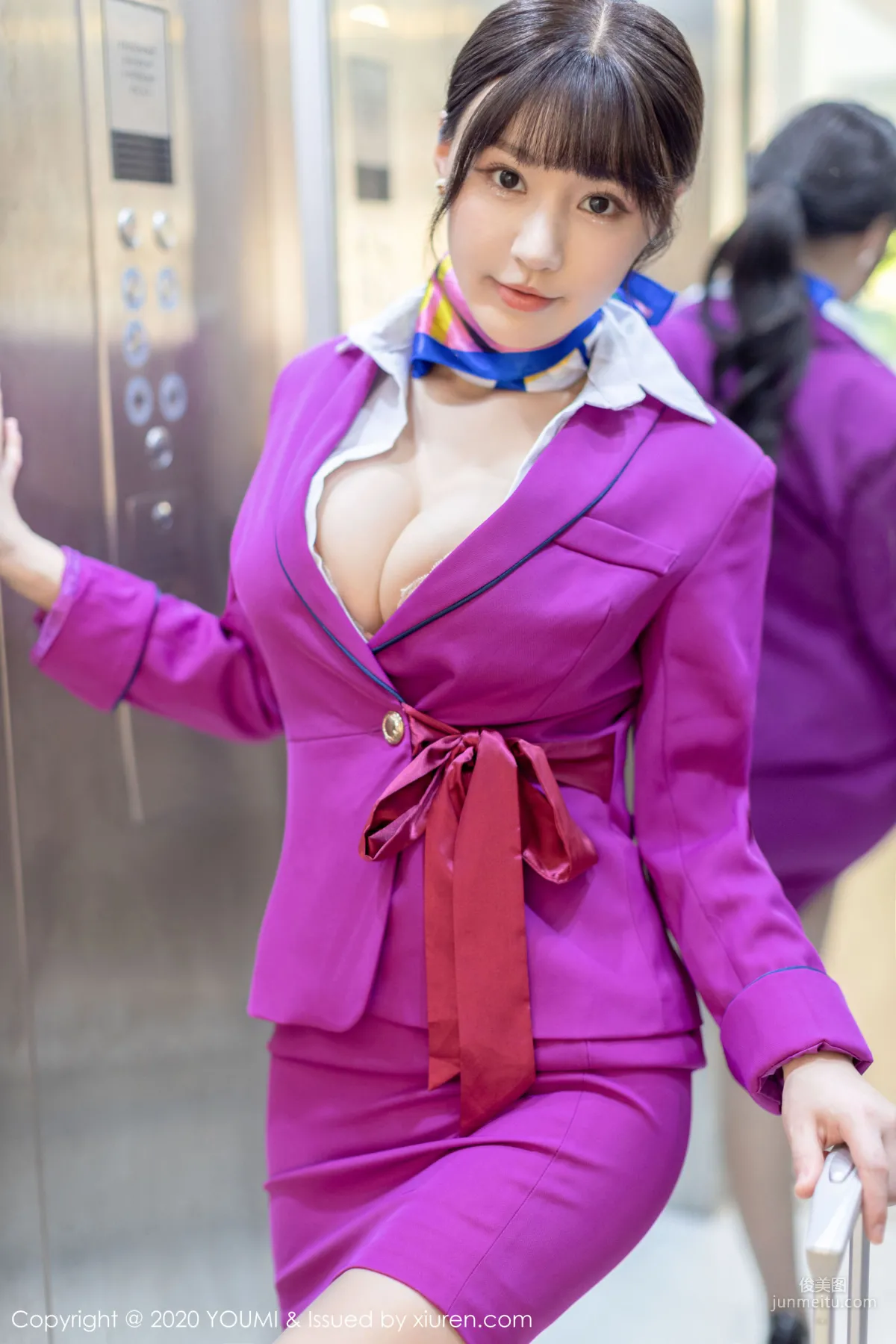 Barbie Keer Flower Flight Attendant Story Rope Bondage [YouMi] Vol.398 Photo Set photo 10