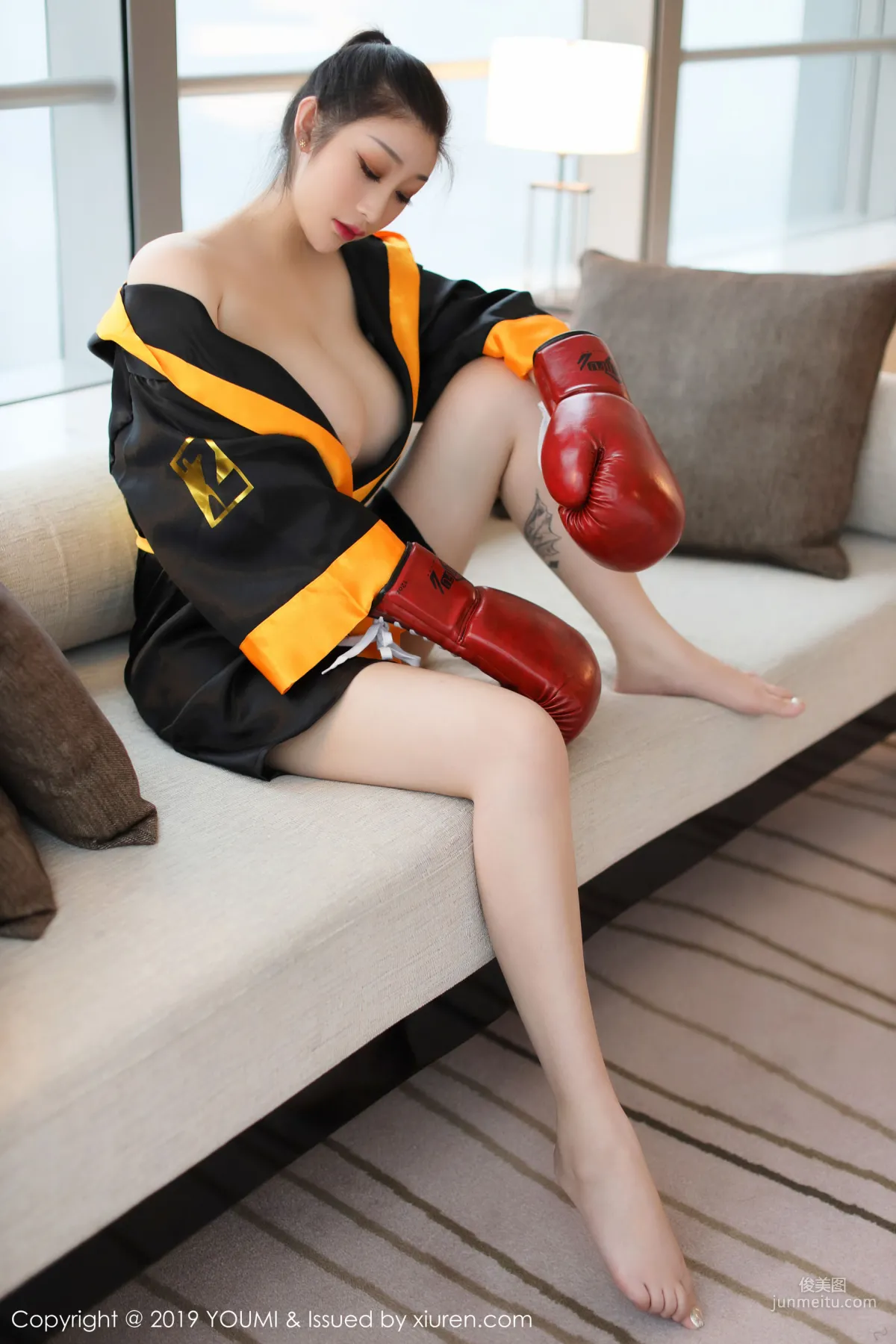 Daji Toxic Female Boxer Series [YouMi] Vol.387 Photo Set photo 8