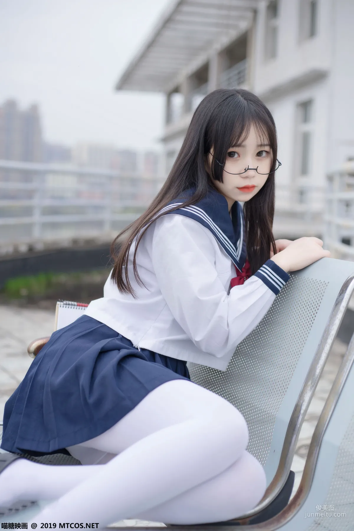 《喵喵的白丝水手服》 [喵糖映画] VOL.067 写真集8