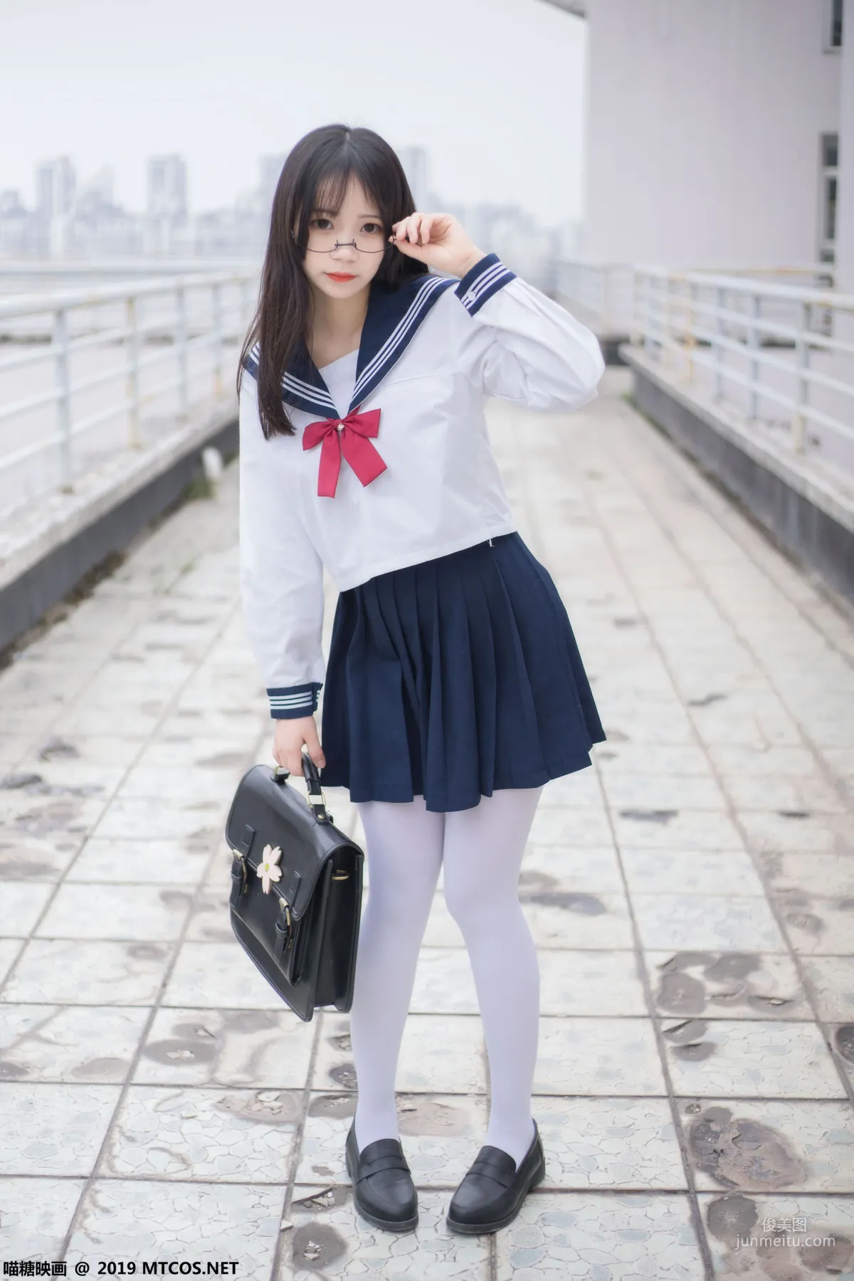 《喵喵的白丝水手服》 [喵糖映画] VOL.067 写真集6