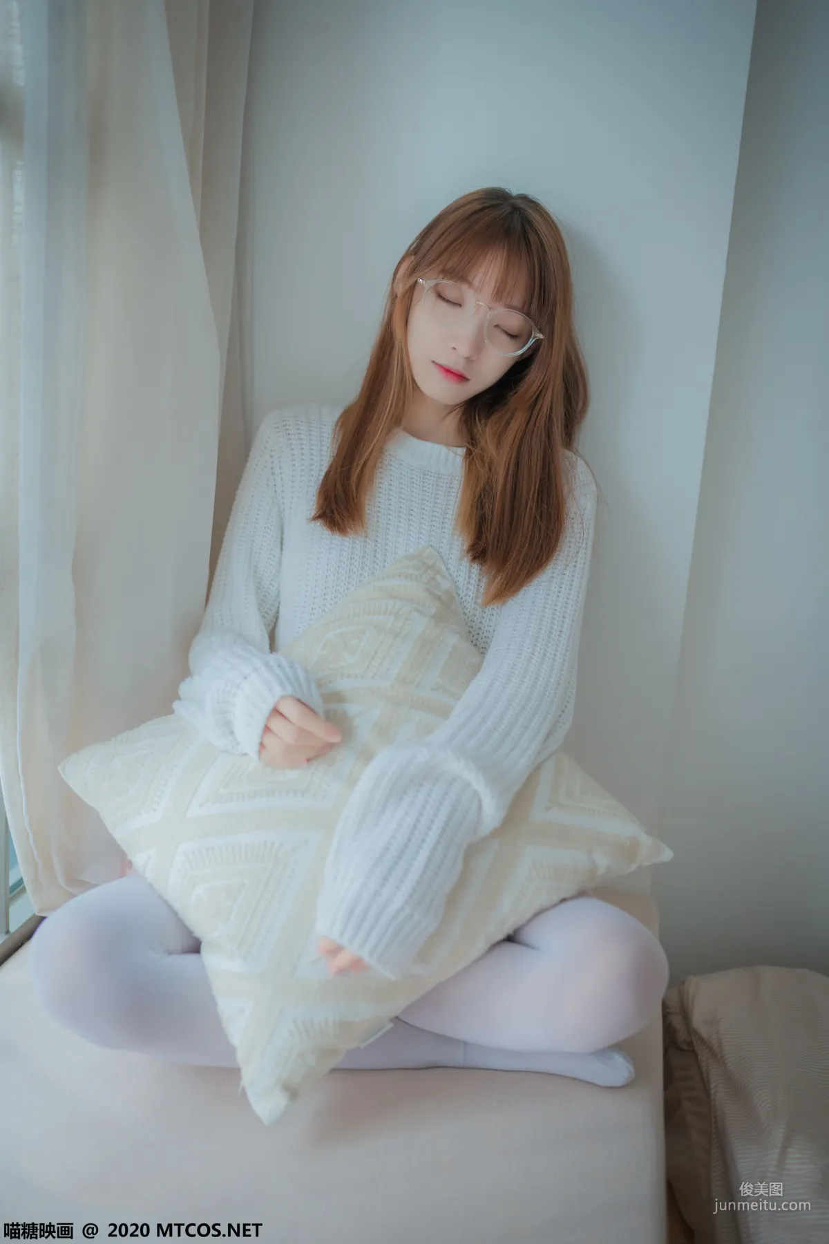 《粉格裙的眼睛娘》 [喵糖映画] VOL.077 写真集8