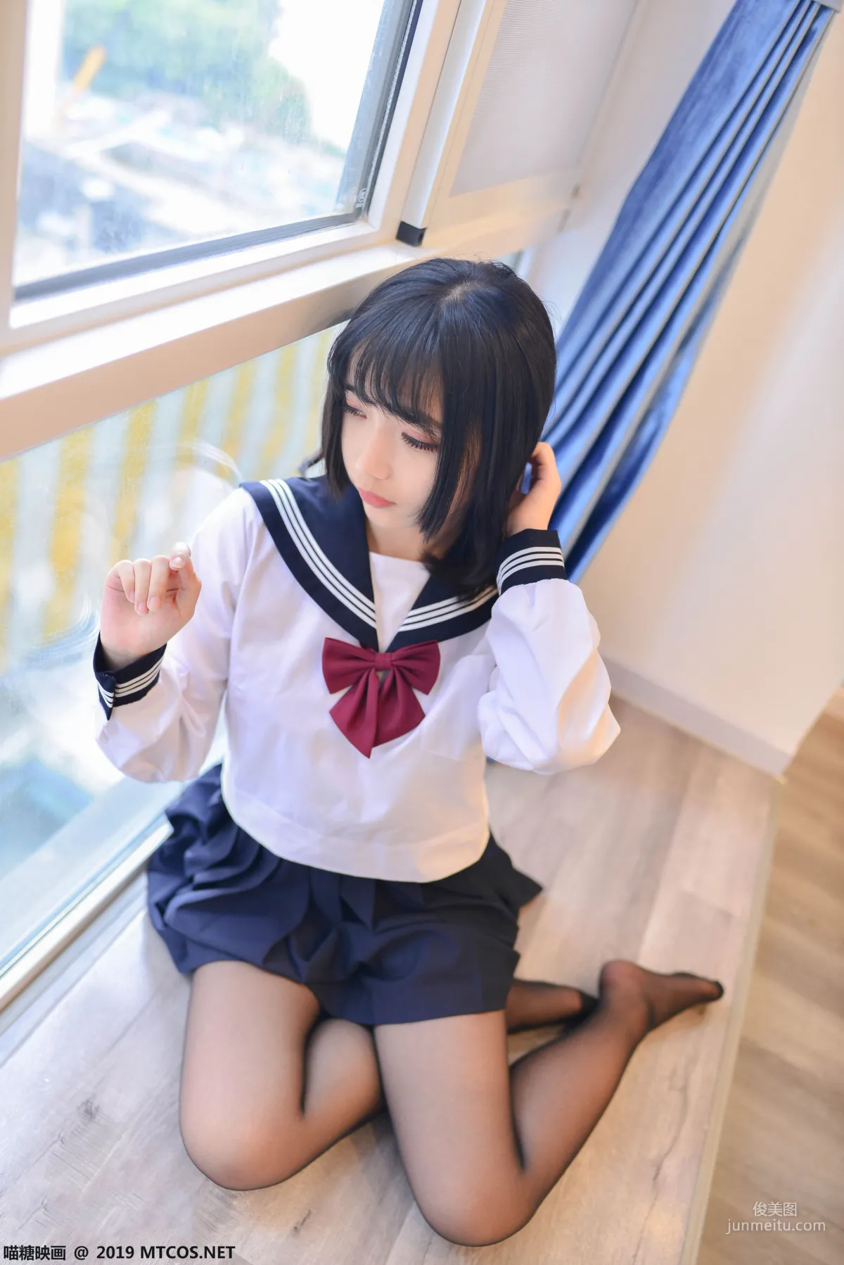 《制服下的死水库》 [喵糖映画] VOL.064 写真集1