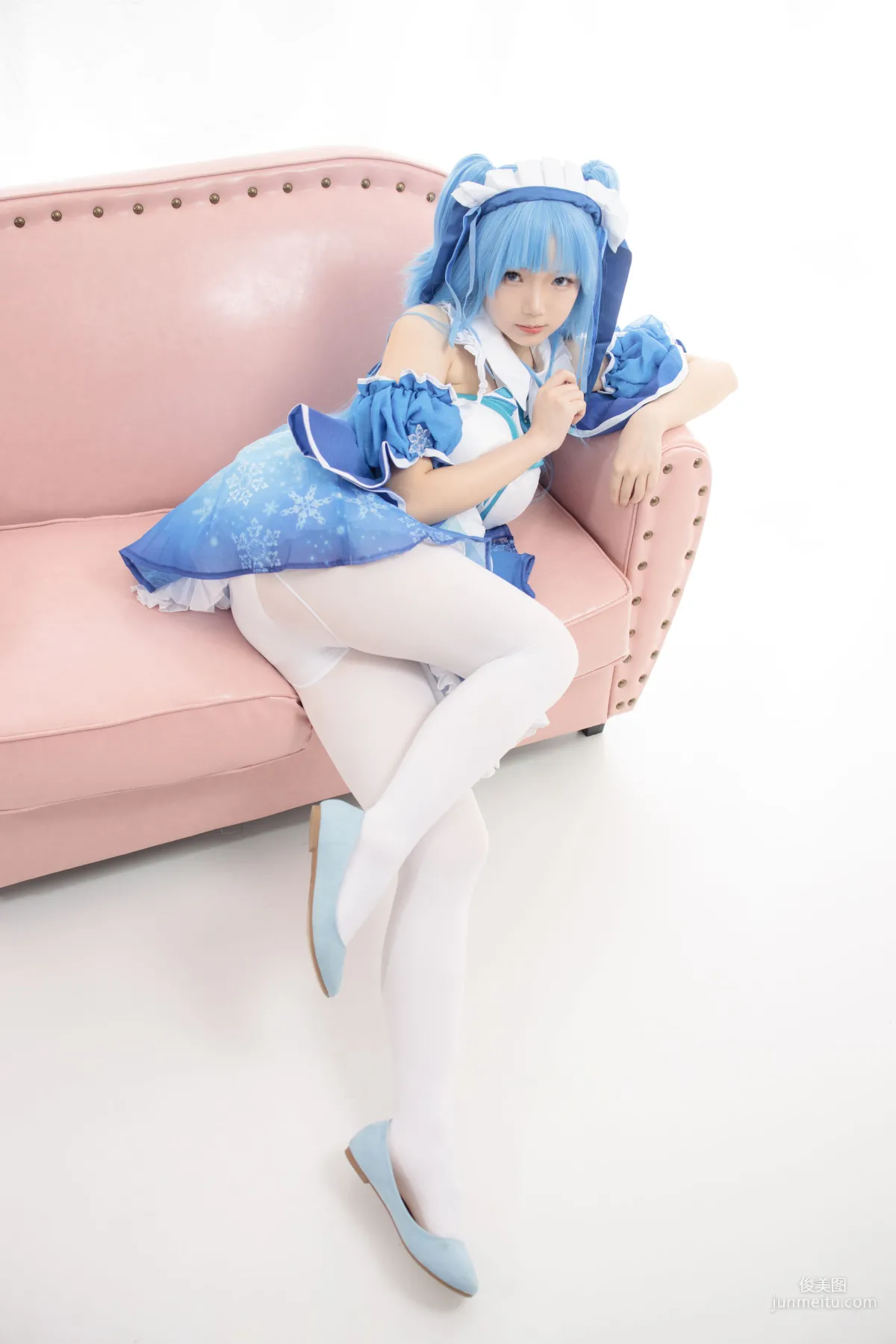 雪晴《珂朵莉 300D白丝》 [森萝财团] JKFUN-023 写真集9