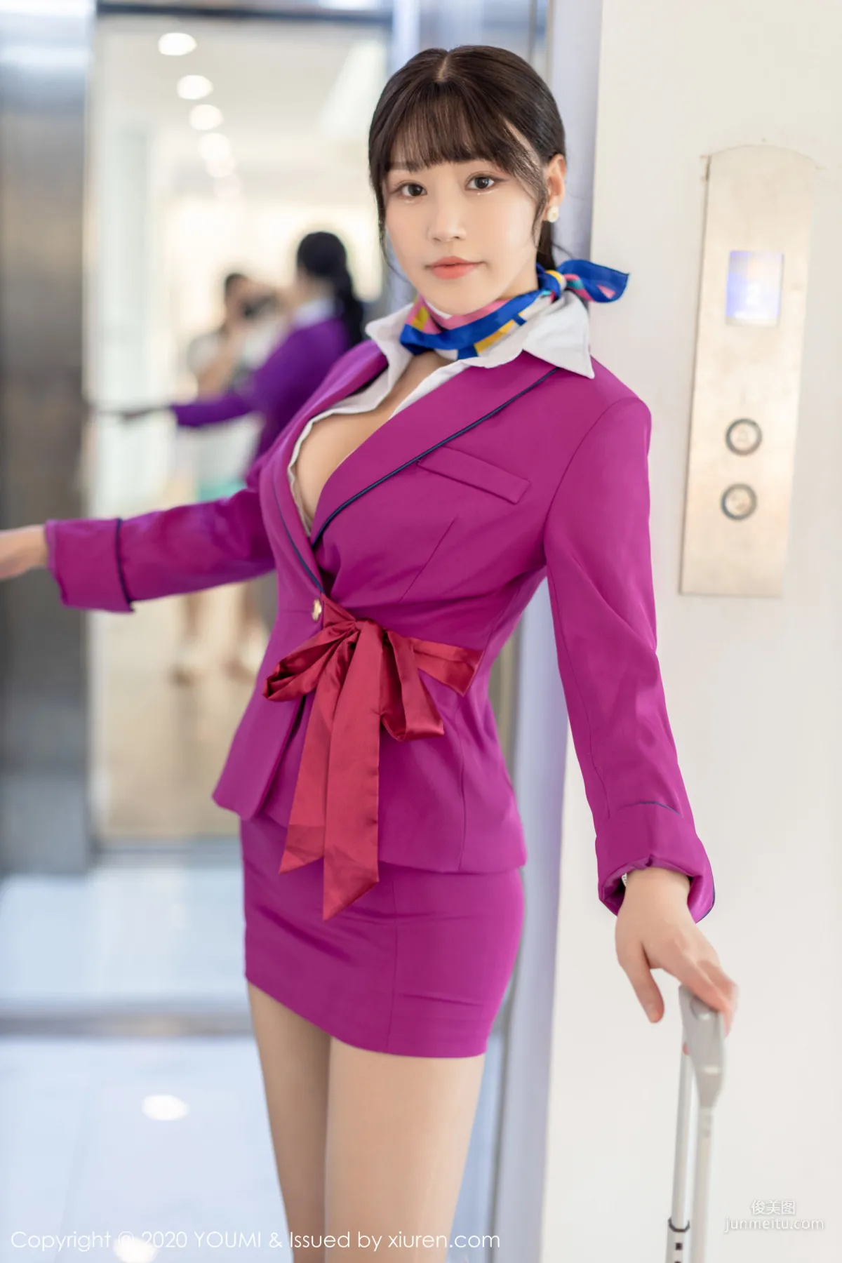Barbie Keer Flower Flight Attendant Story Rope Bondage [YouMi] Vol.398 Photo Set photo 9
