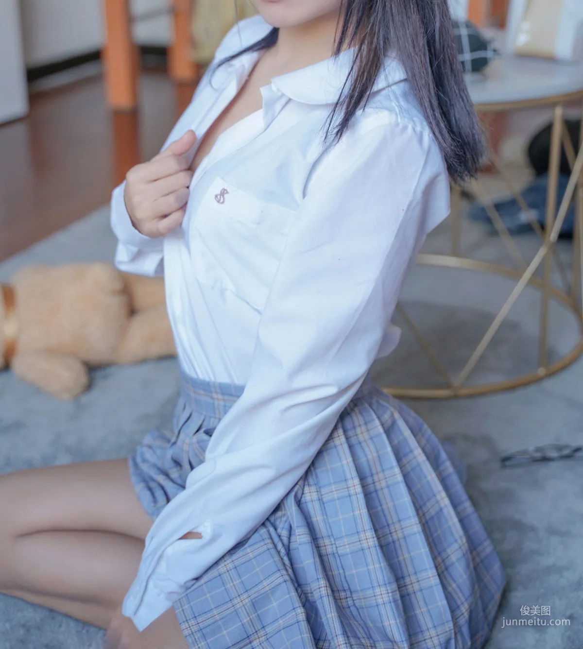 《裸腿制服裙》 [喵糖映画] VOL.047 写真集38