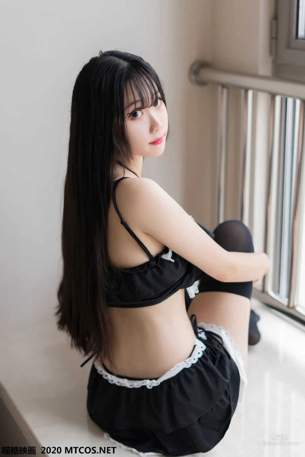 《蕾丝荷叶边泳衣》 [喵糖映画] VOL.102 写真集22