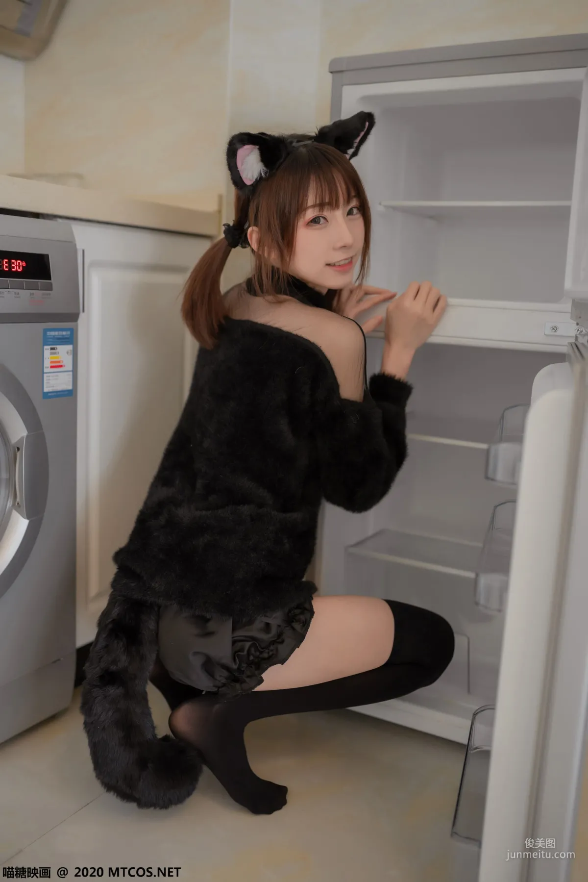 《黑喵女友》 [喵糖映画] VOL.081 写真集9