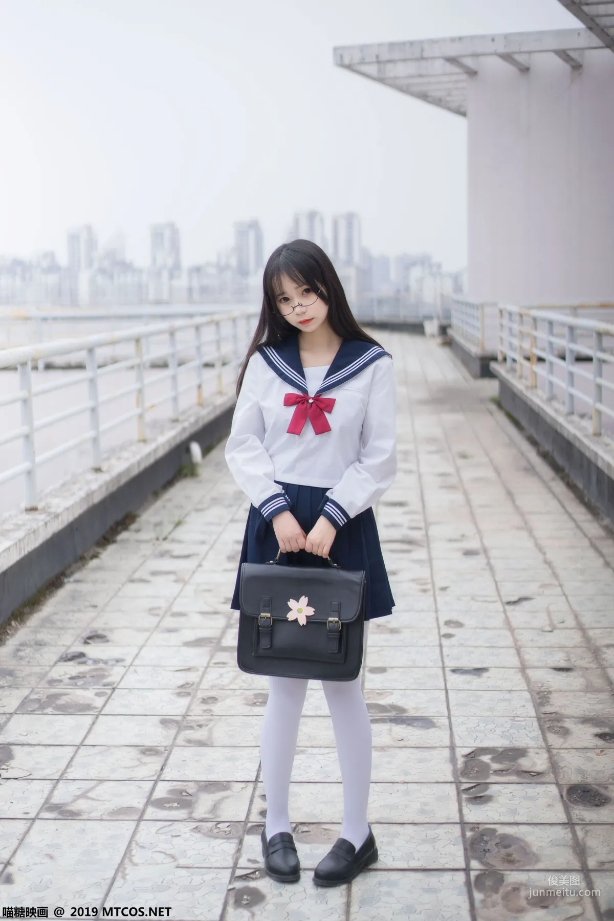 《喵喵的白丝水手服》 [喵糖映画] VOL.067 写真集7