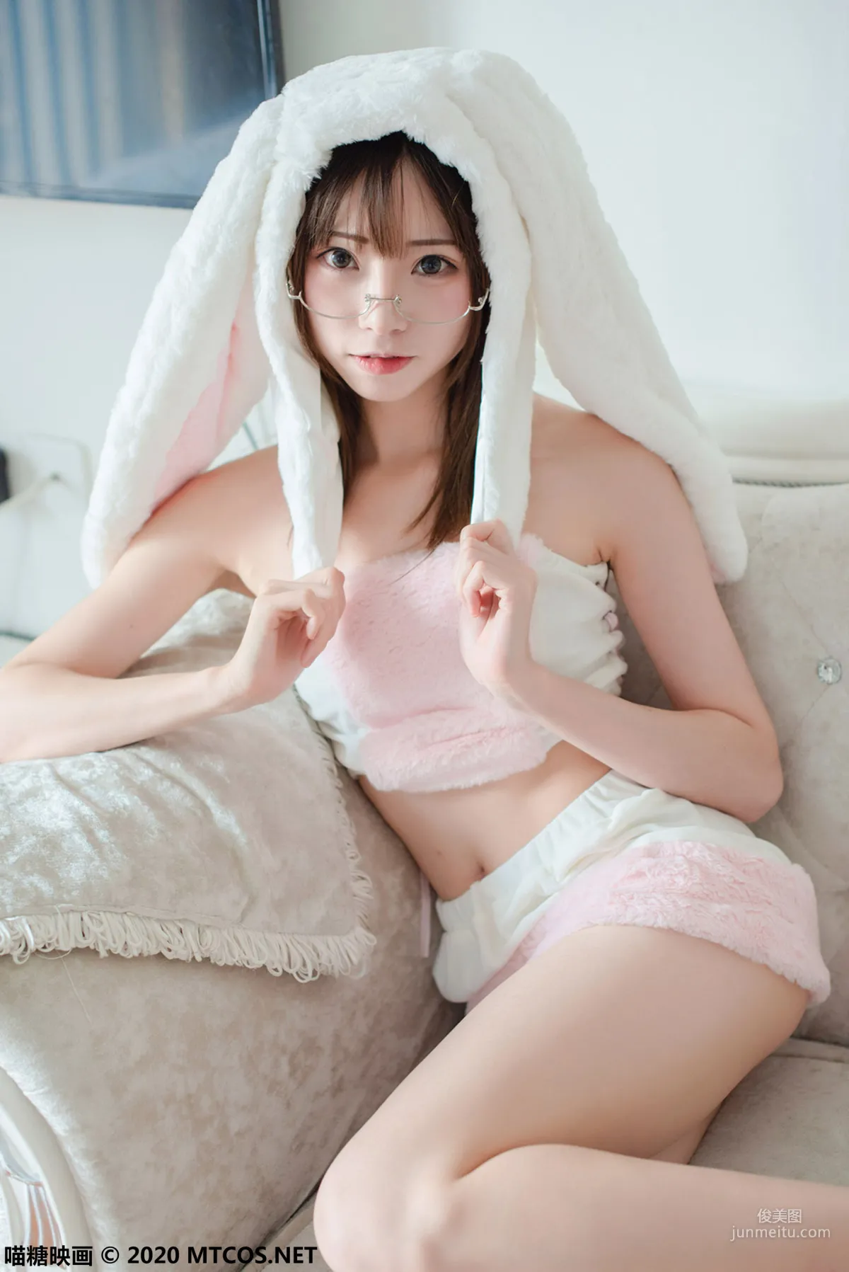 《兔耳家居服》 [喵糖映画] VOL.096 写真集21