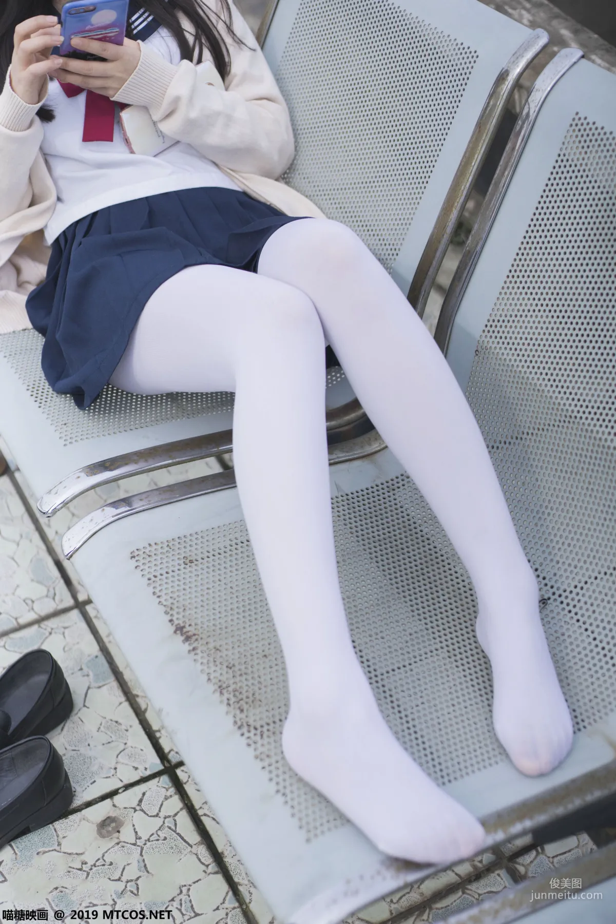 《喵喵的白丝水手服》 [喵糖映画] VOL.067 写真集42