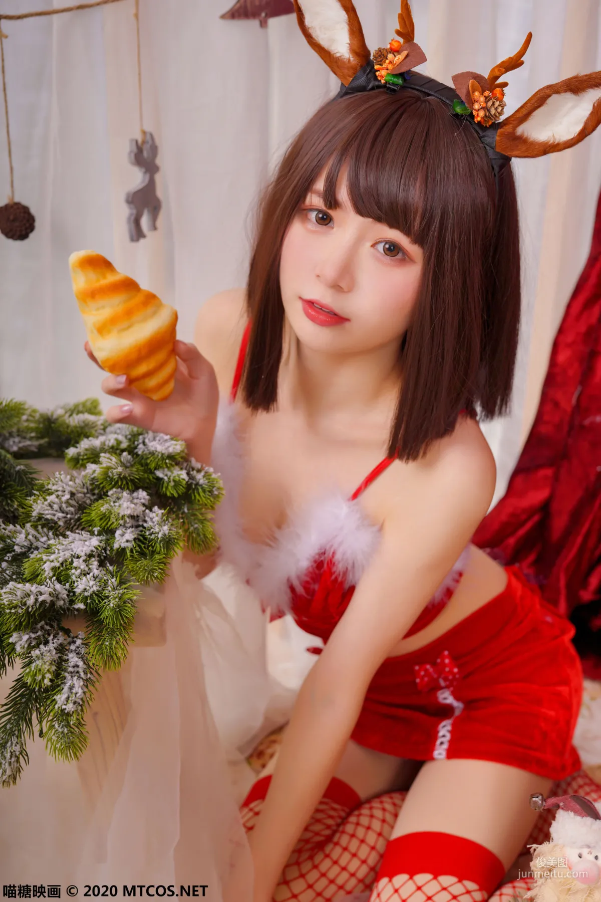 《甜甜的小麋鹿》 [喵糖映画] VOL.095 写真集10
