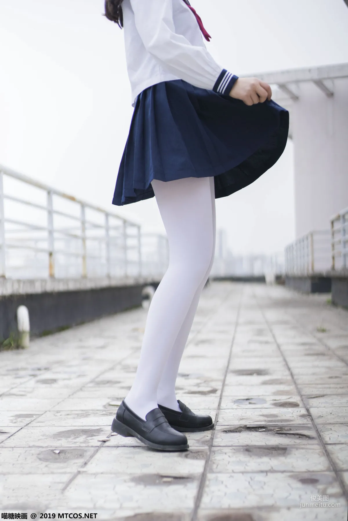 《喵喵的白丝水手服》 [喵糖映画] VOL.067 写真集36